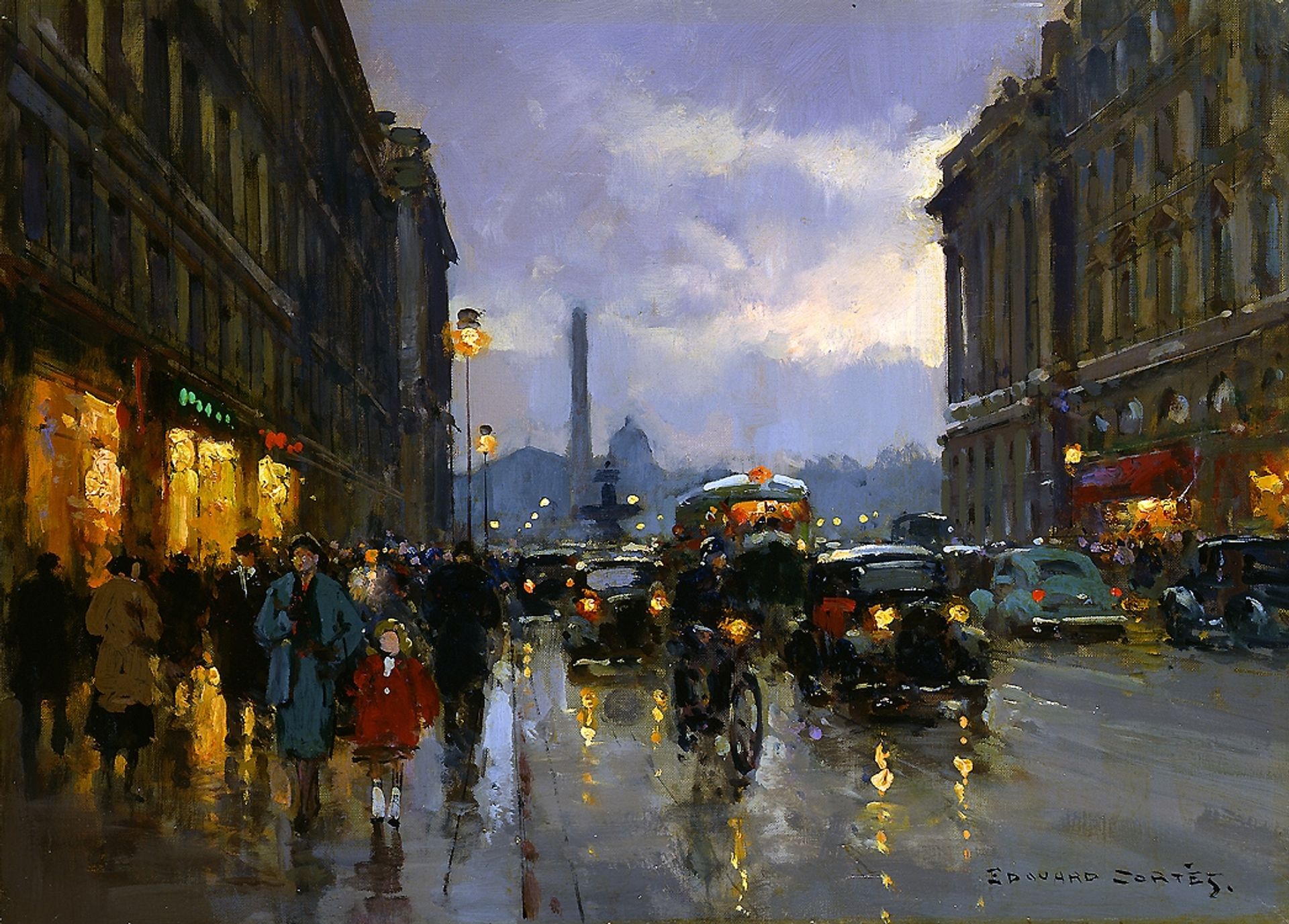 Place de la Concorde by Edouard Cortes