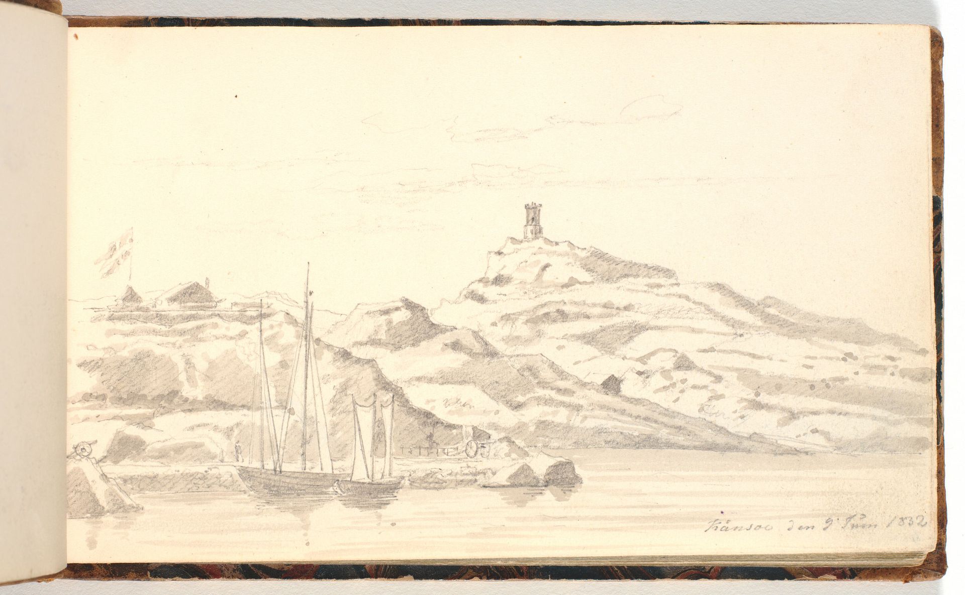 Fjordlandskab by Martinus Rørbye