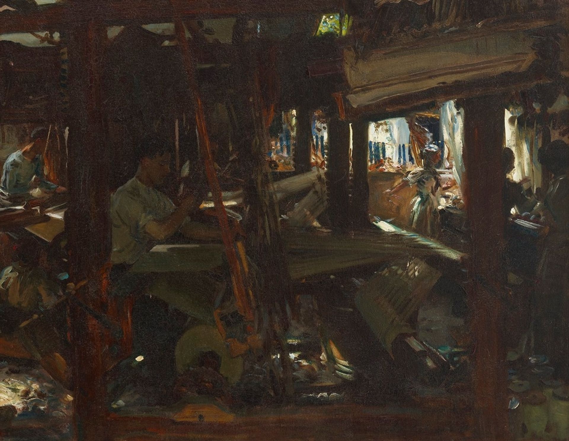 The Weavers by John Singer Sargent