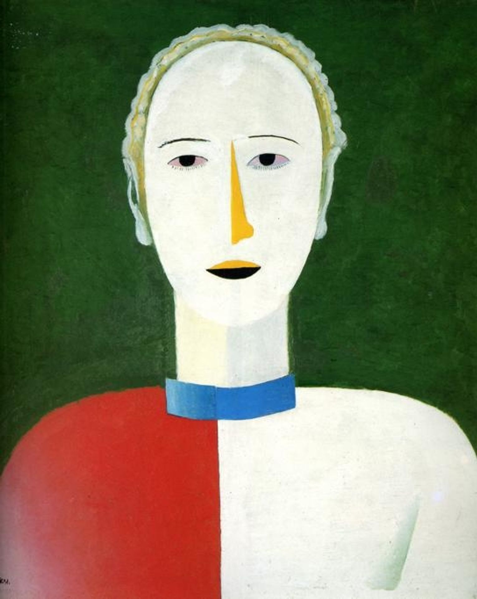 Portrait of a Woman by Kazimir Malevich