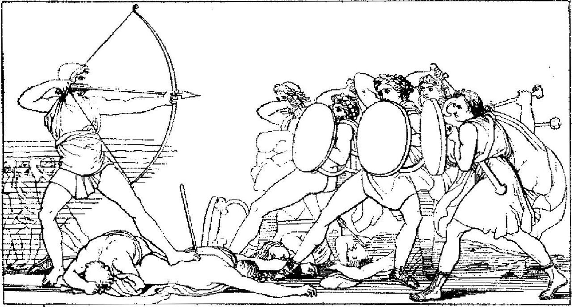 Illustration to Odyssey by John Flaxman