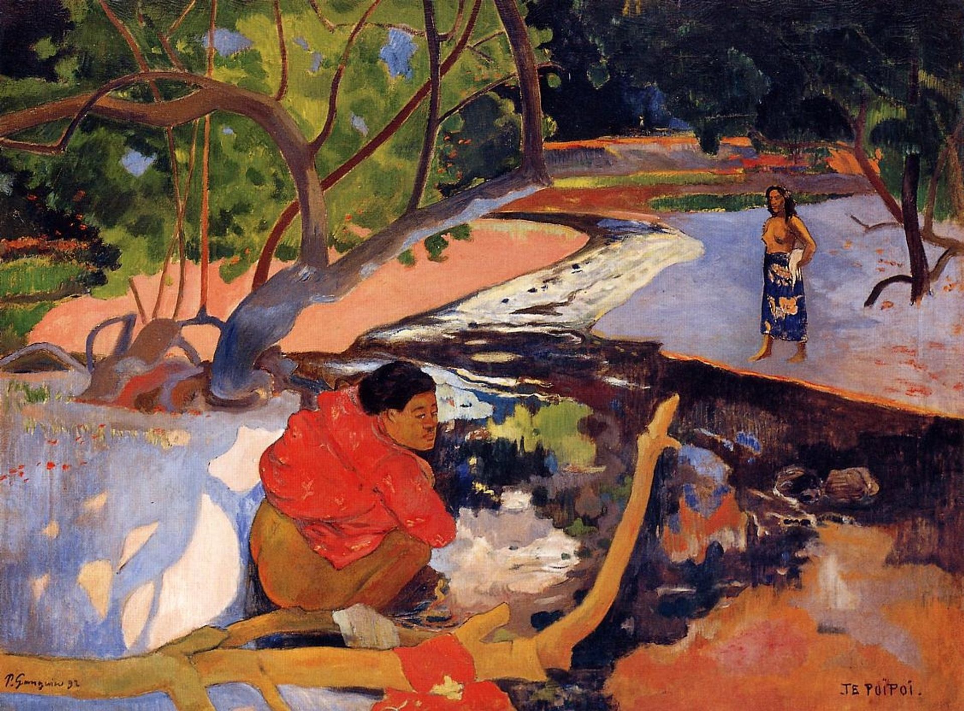 The morning by Paul Gauguin