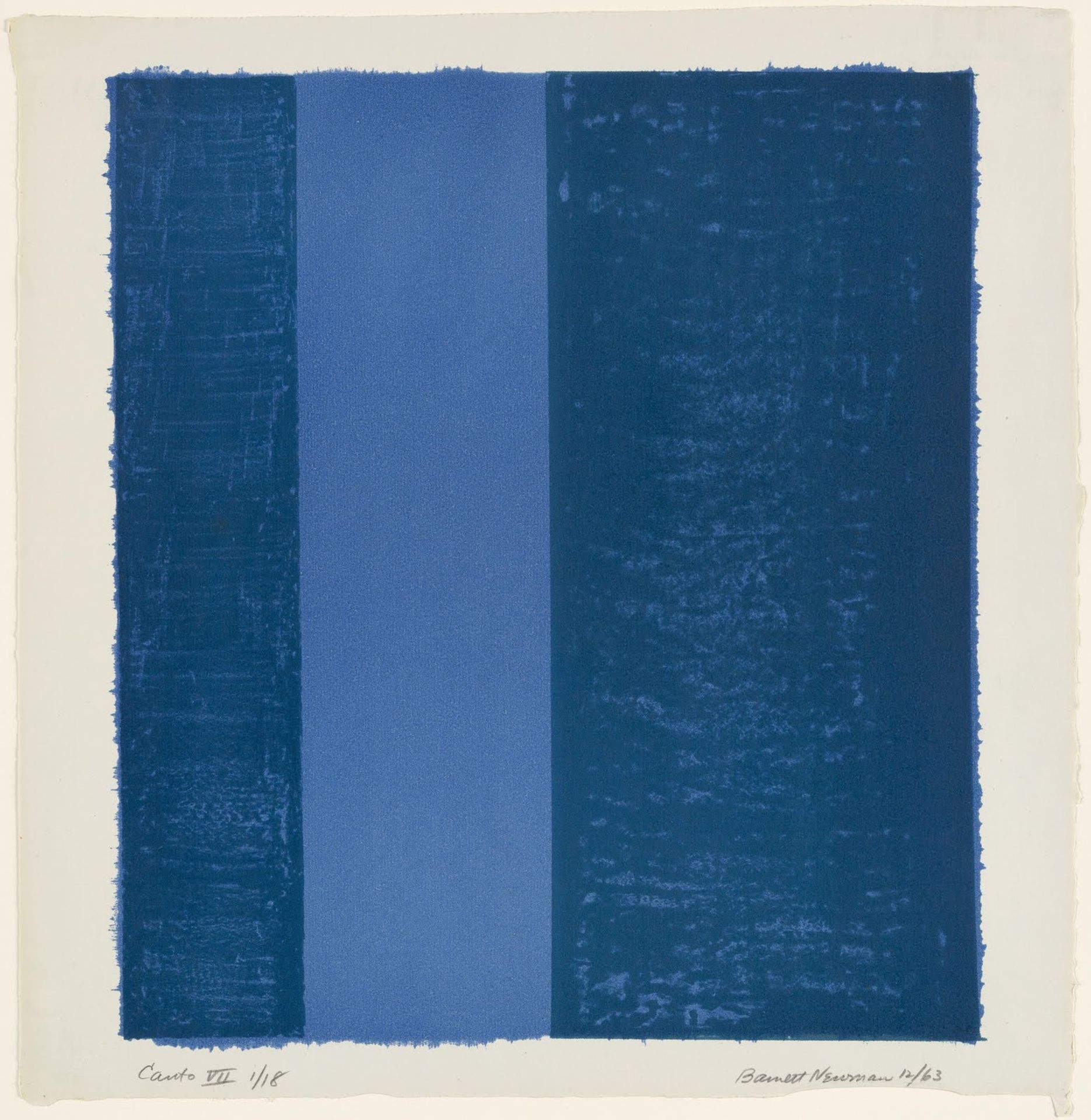 Canto VII by Barnett Newman