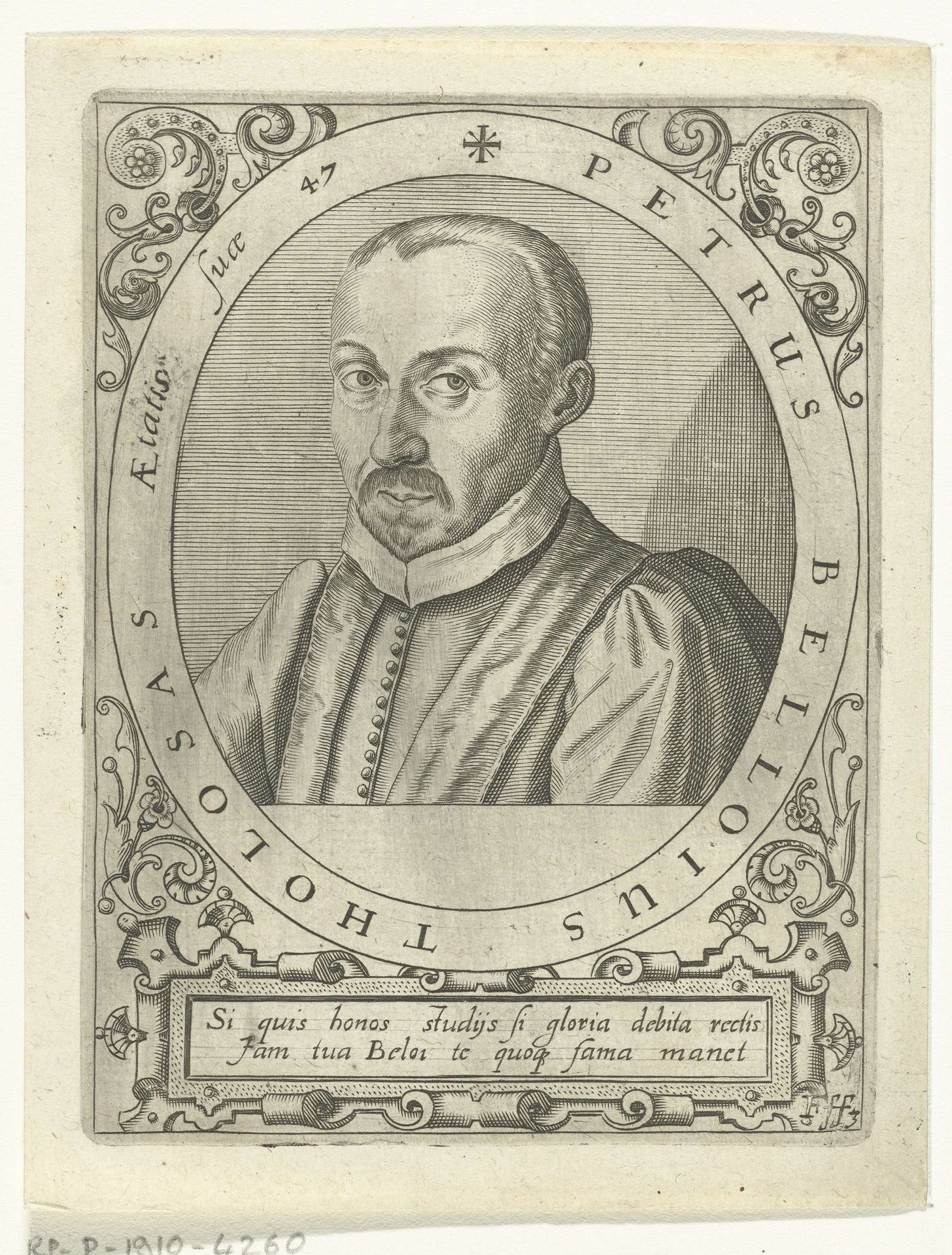 Portret van Pierre de Belloy op 47-jarige leeftijd by Cornelis Galle I