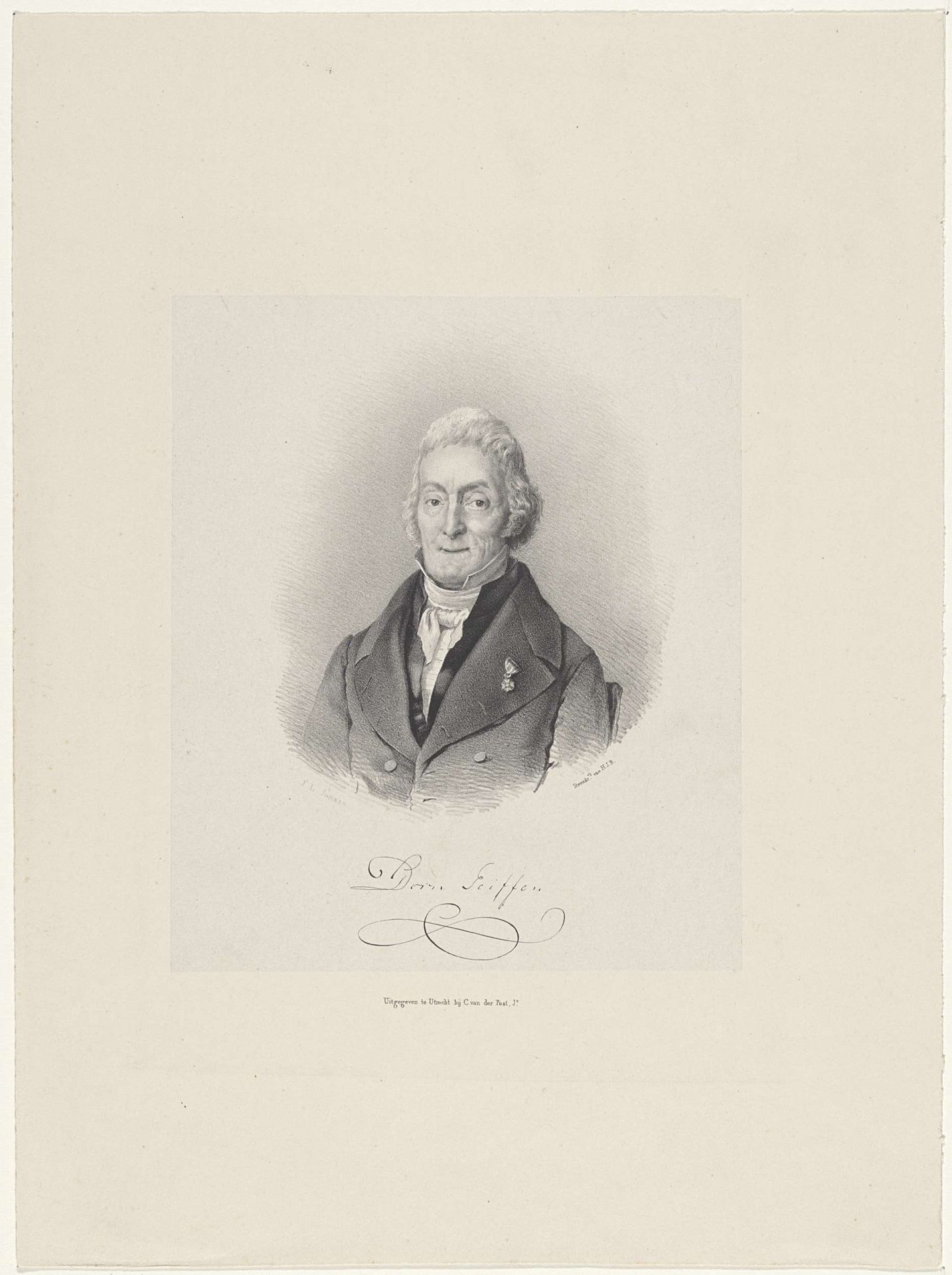 Portret van Gerardus Dorn Seiffen by Jan Lodewijk Jonxis
