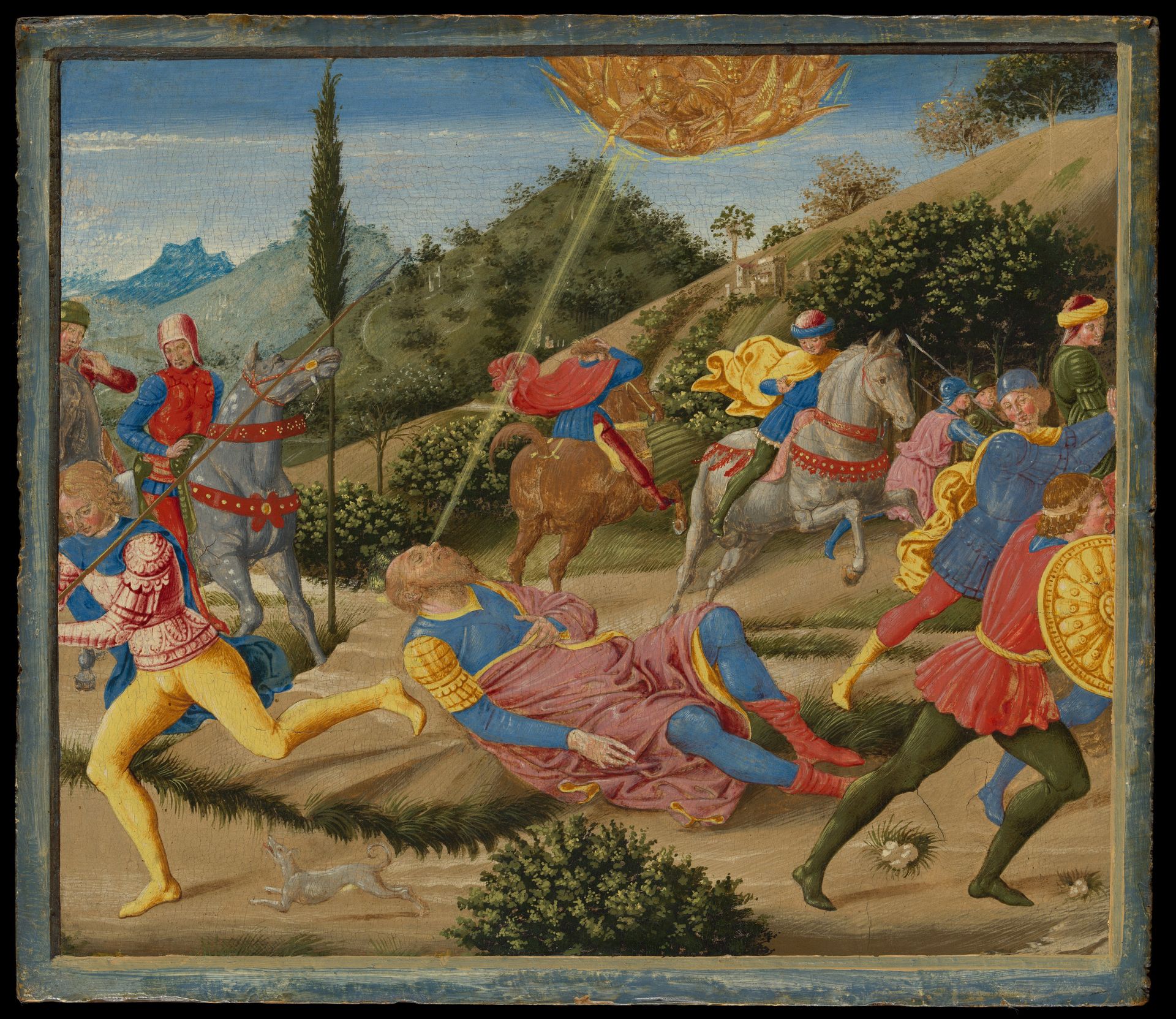 The Conversion of Saint Paul by Benozzo Gozzoli