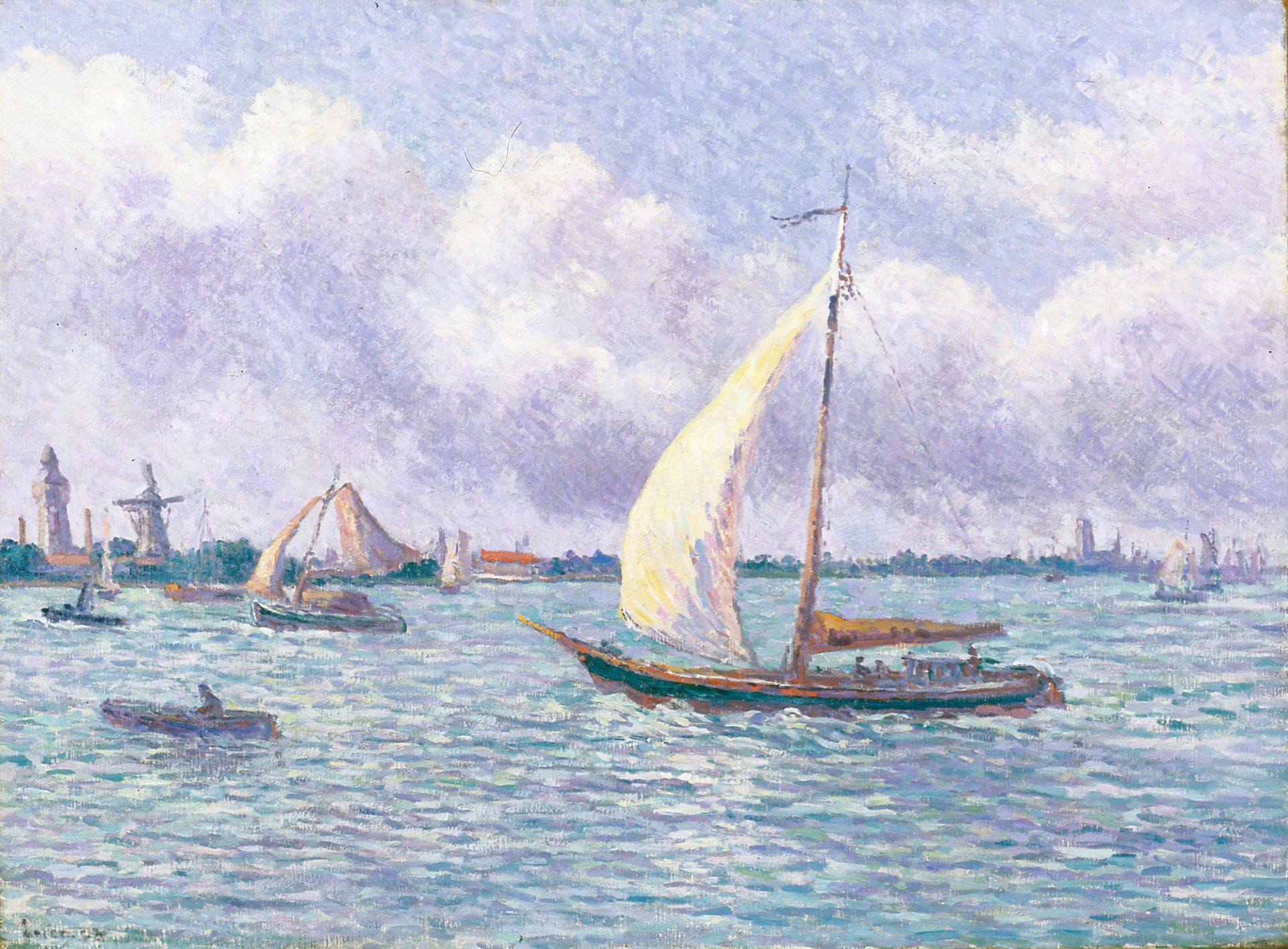 The Meuse near Dordrecht by Maximilien Luce