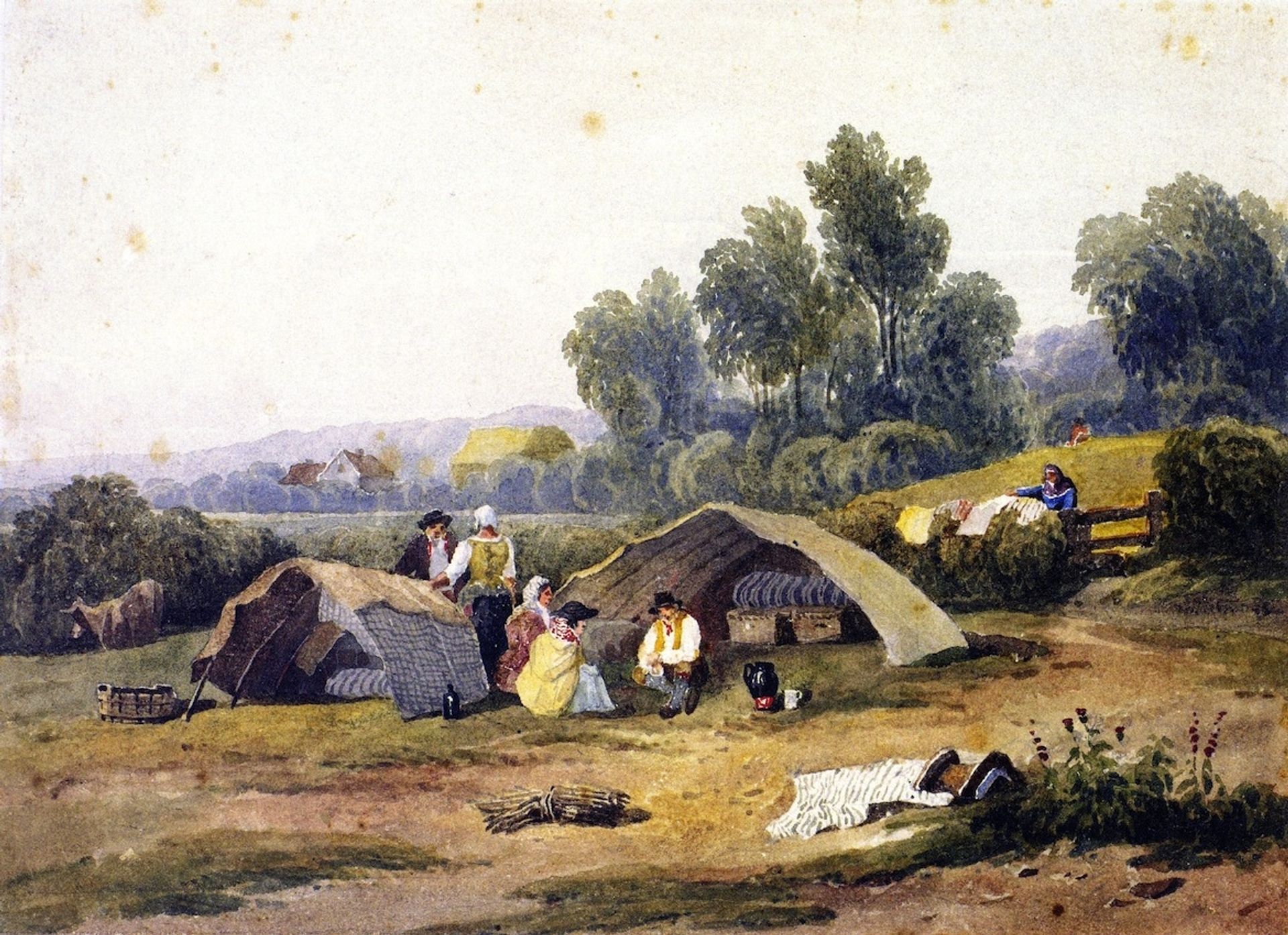 Gipsies on Dulwich Common by David Cox