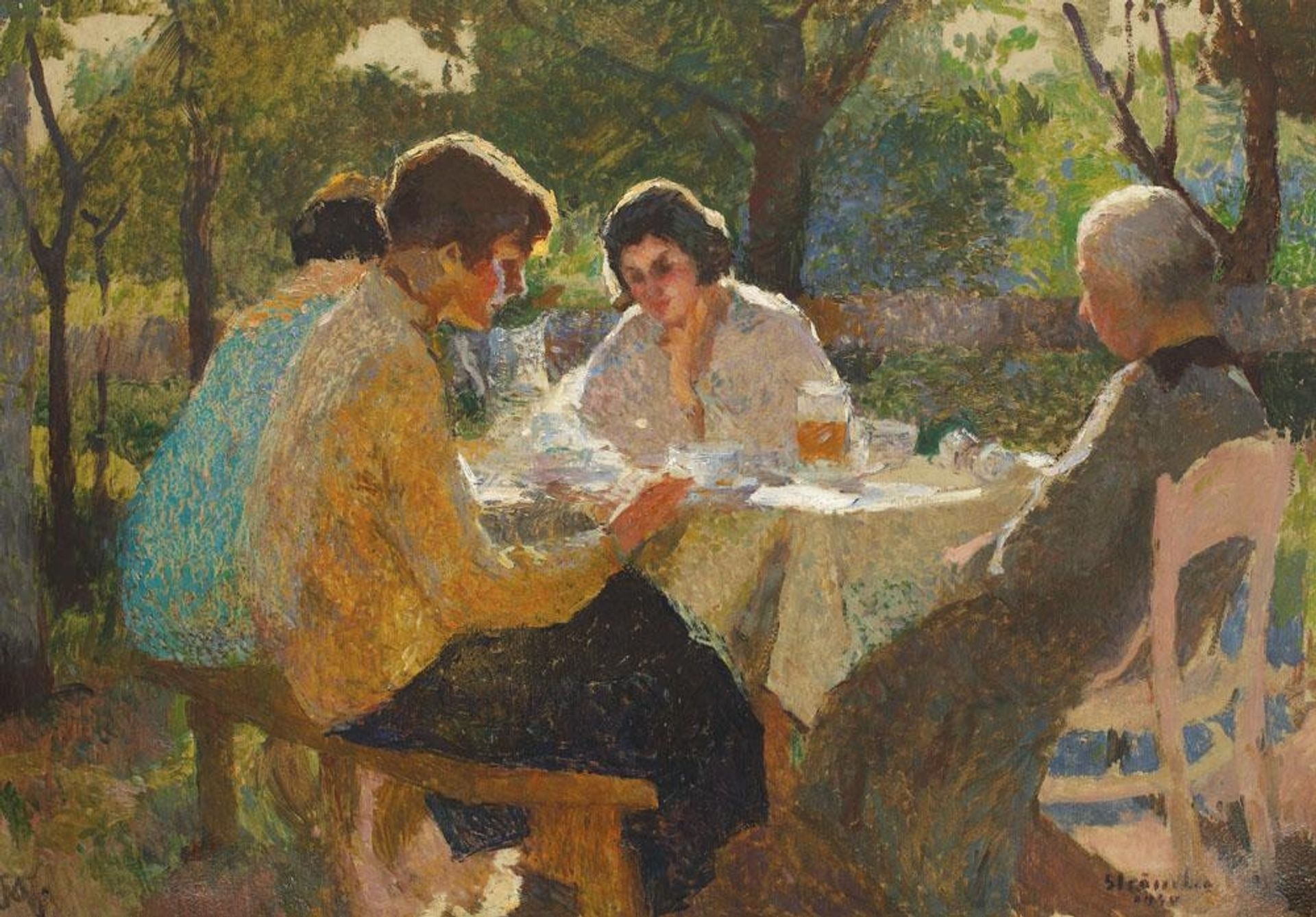 In the Garden by Ipolit Strambu