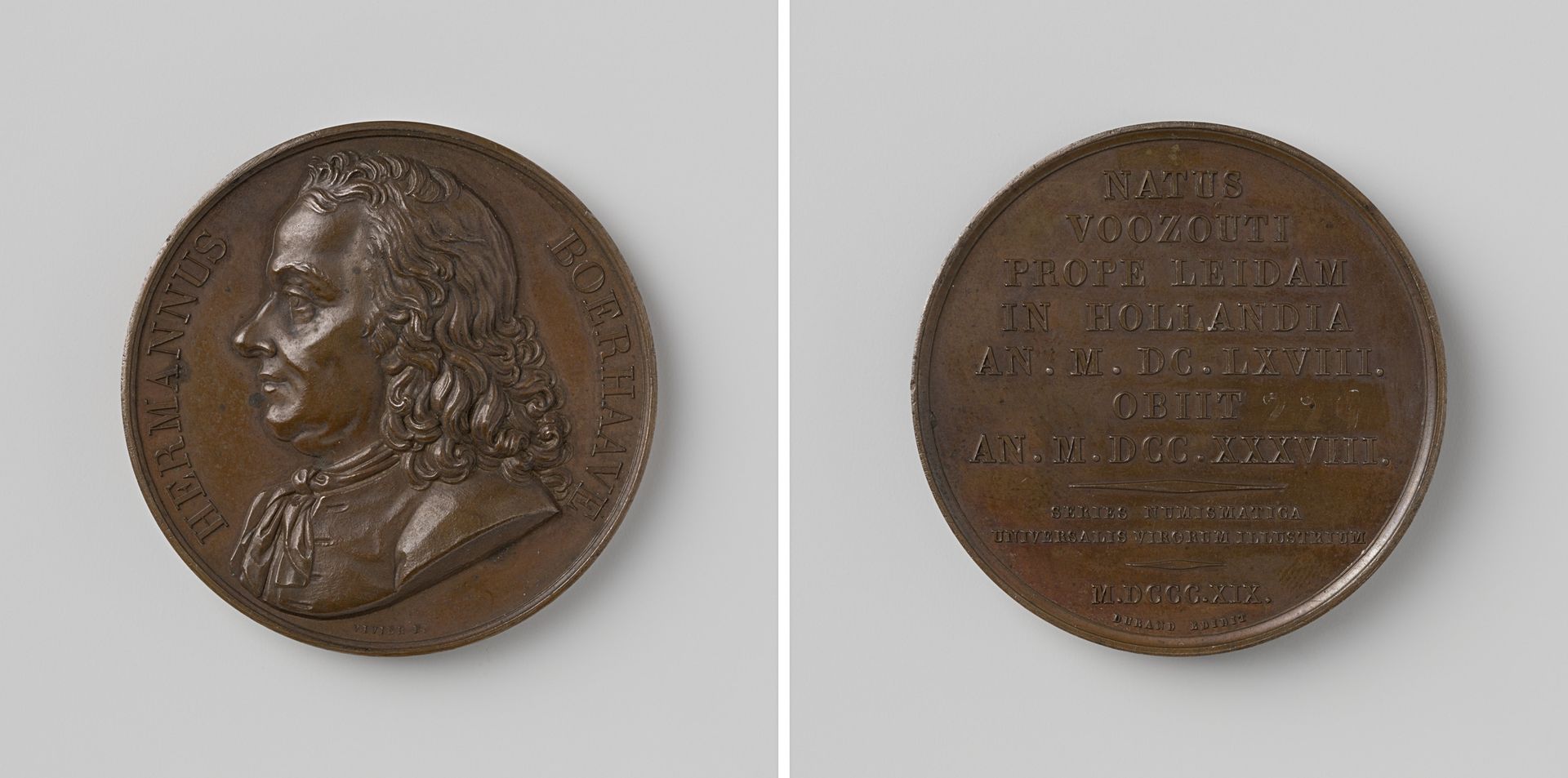 Overlijden van Herman Boerhaave by Amédée Pierre Durand