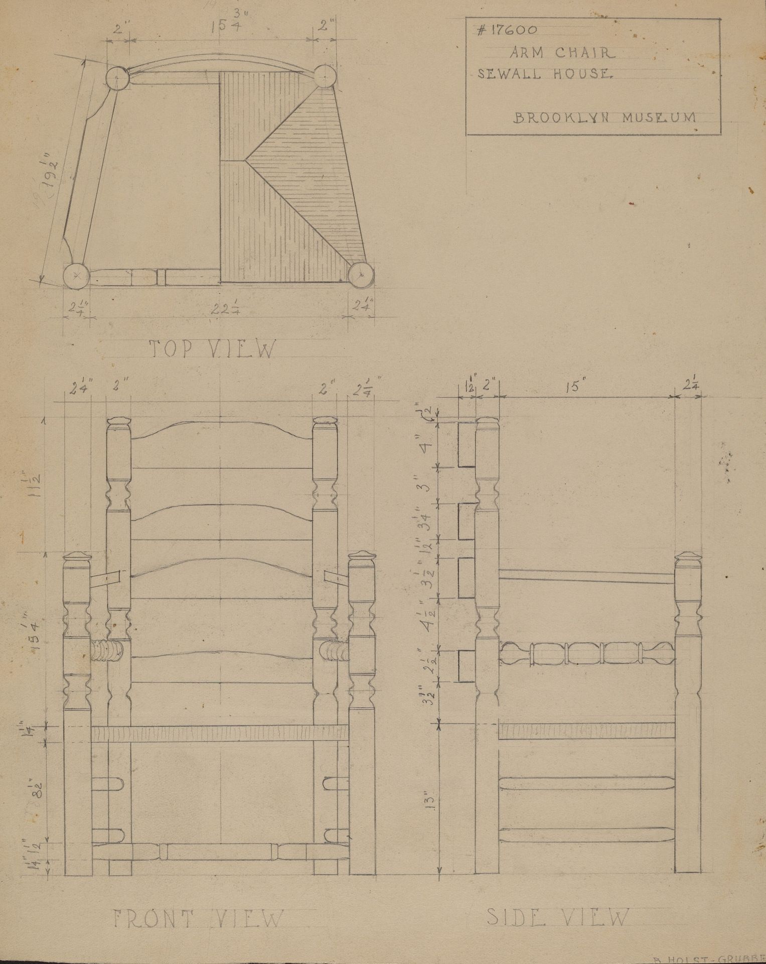 Armchair by B. Holst-Grubbe