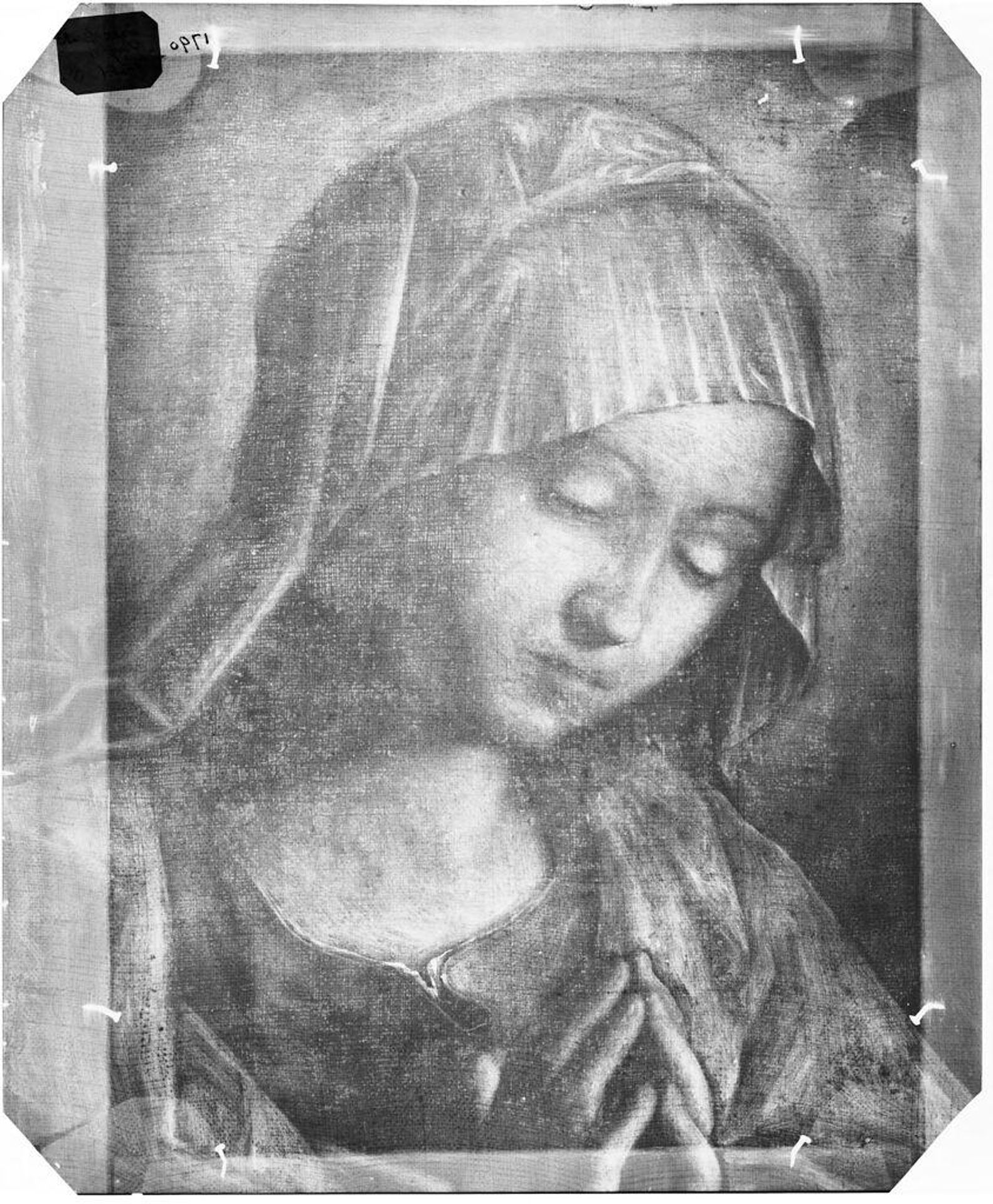 X-radiograph(s) of "Virgin" by Artist of original: (?) Il Sassoferrato