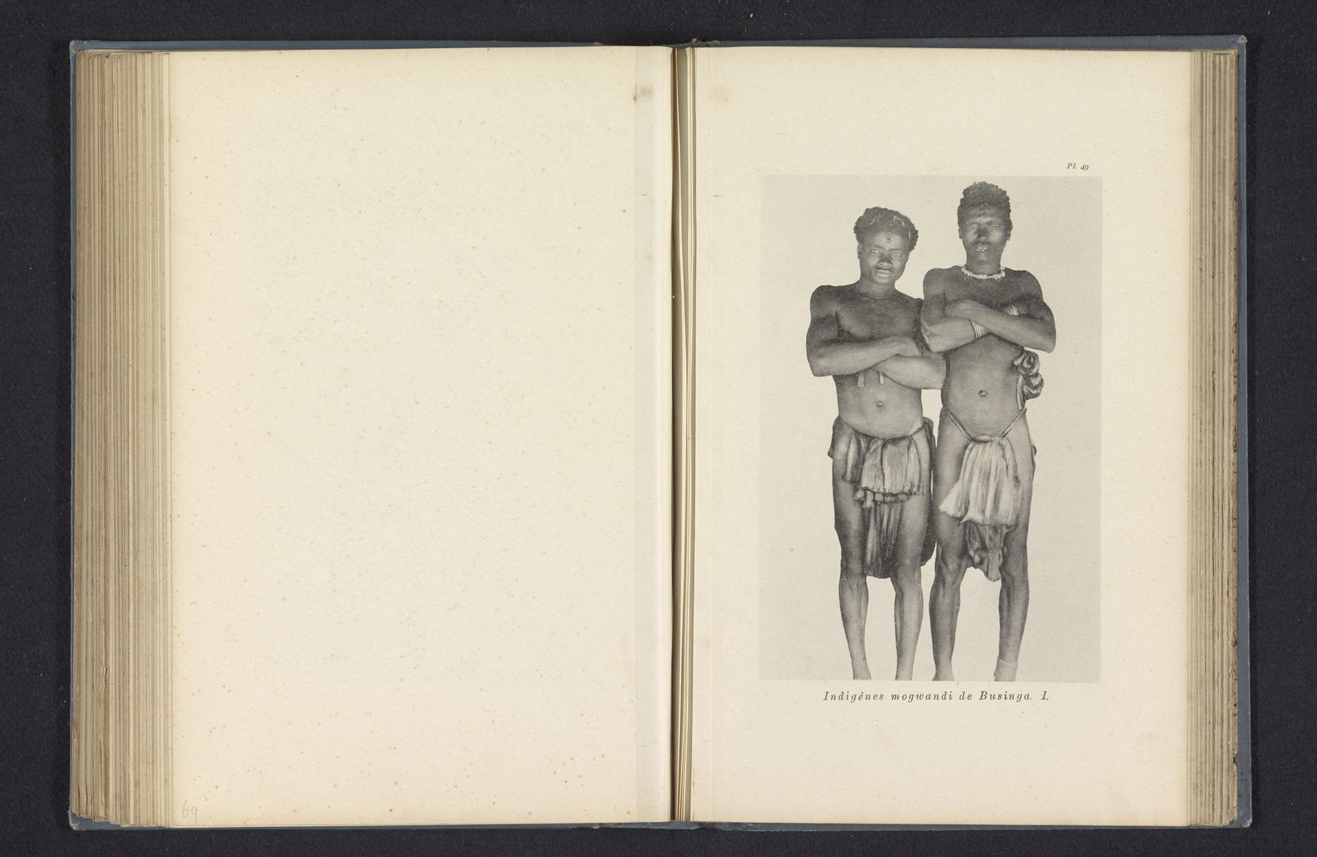 Portret van twee mannen van de Ngbandi by Franz Thonner