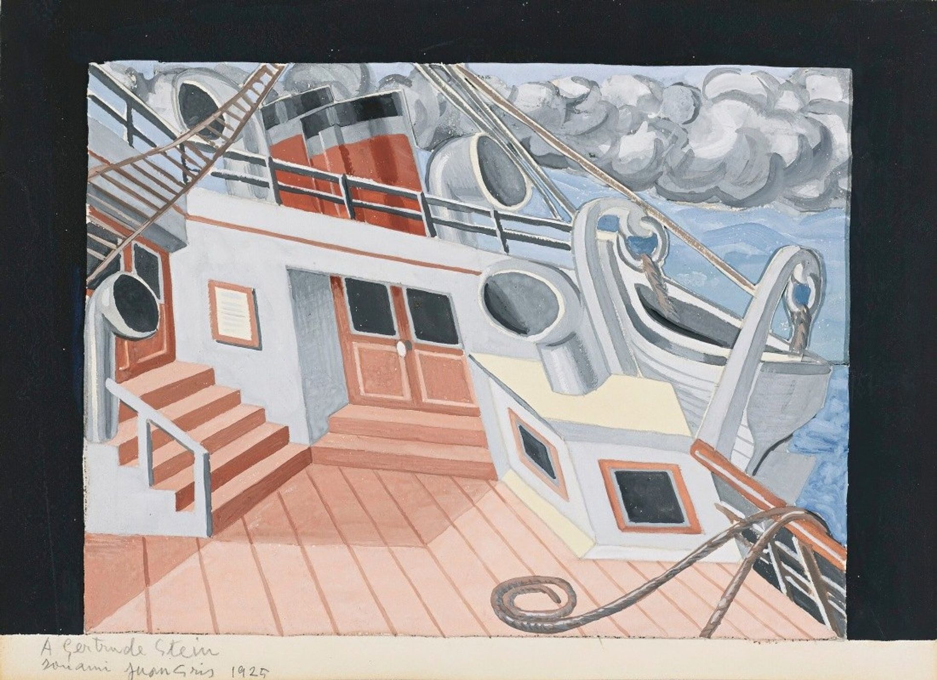 Le Pont D’un Transat by Juan Gris