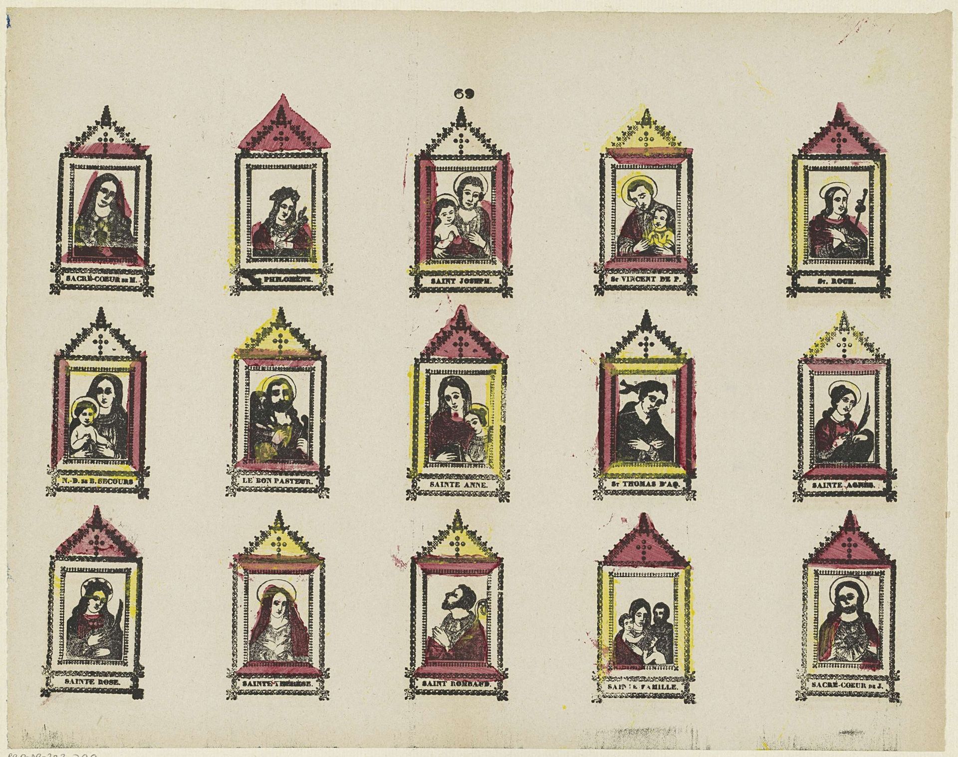 Bidprentjes by M. Hemeleers-van Houter