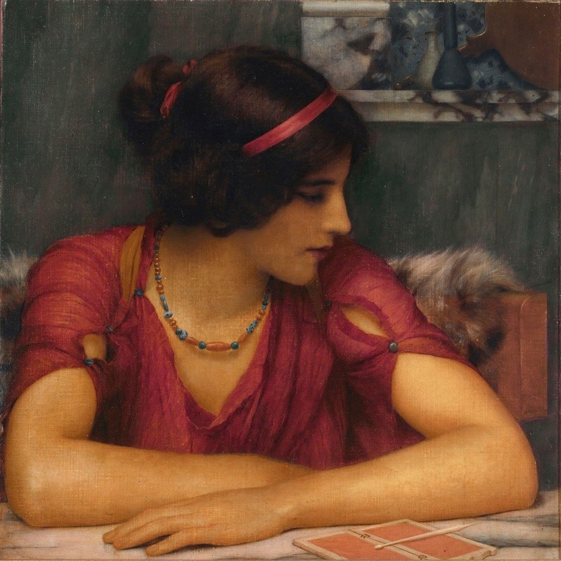 The Letter by John William Godward