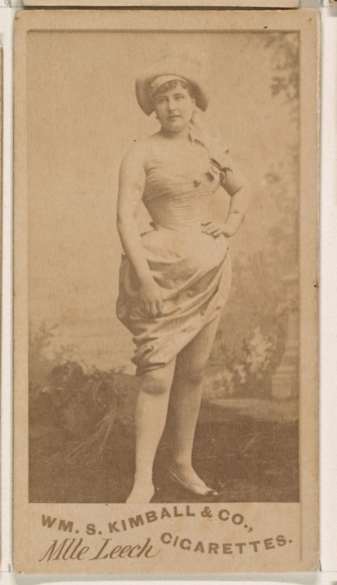 Mlle. Leech, from the Actresses series (N203) issued by Wm. S. Kimball & Co. by William S. Kimball & Company