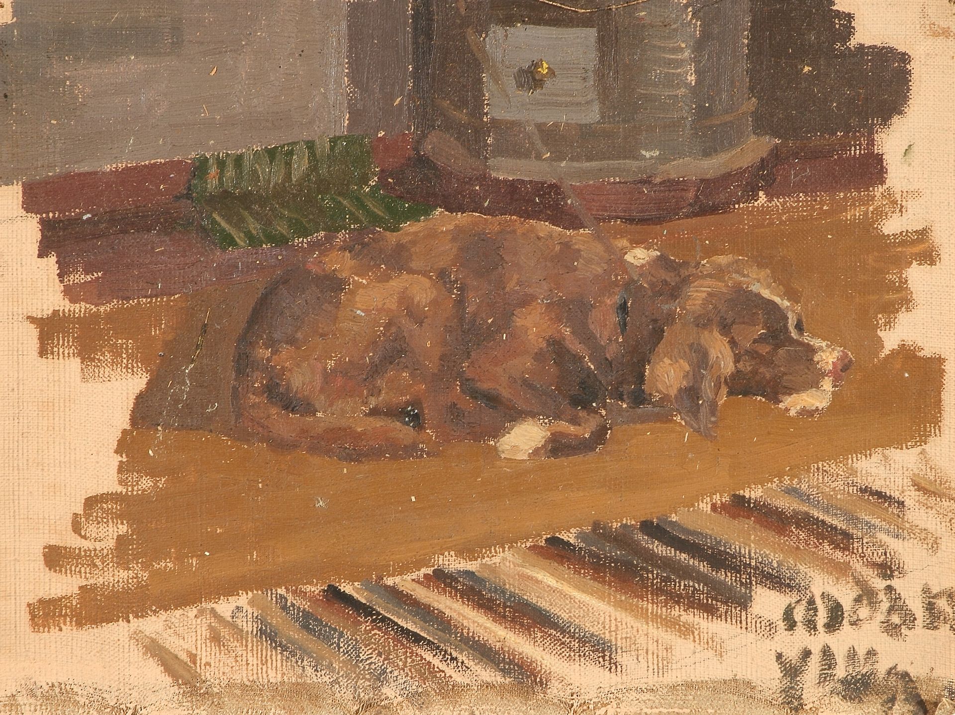 The dog has gone by Nicholas Roerich