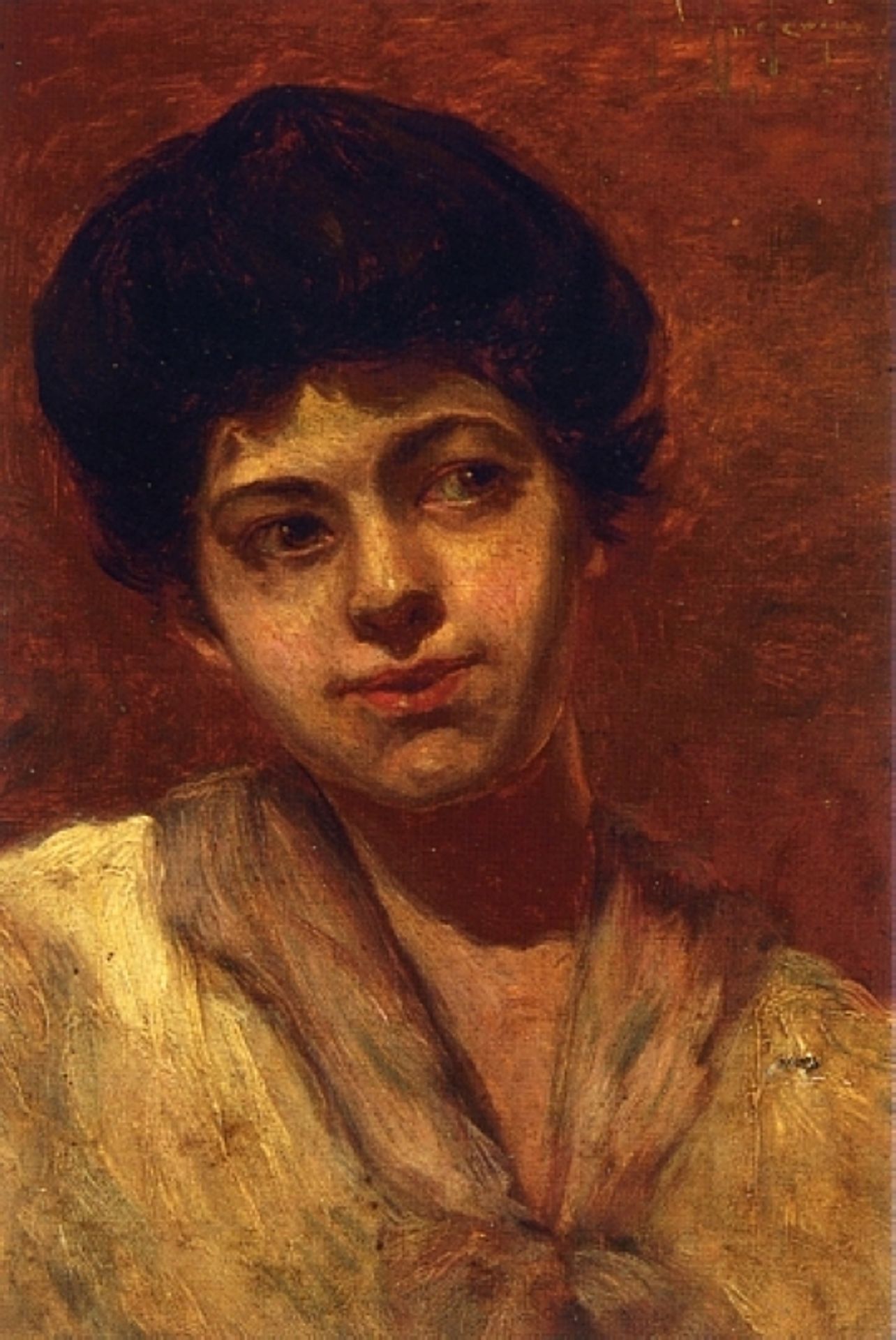 Portrait of Gertrude by Robert Julian Onderdonk
