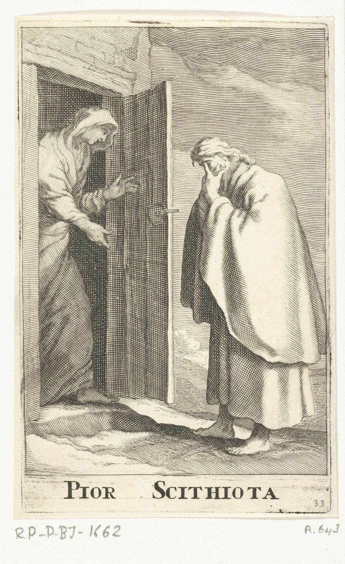 Heilige Pior van Scythië by Frederick Bloemaert