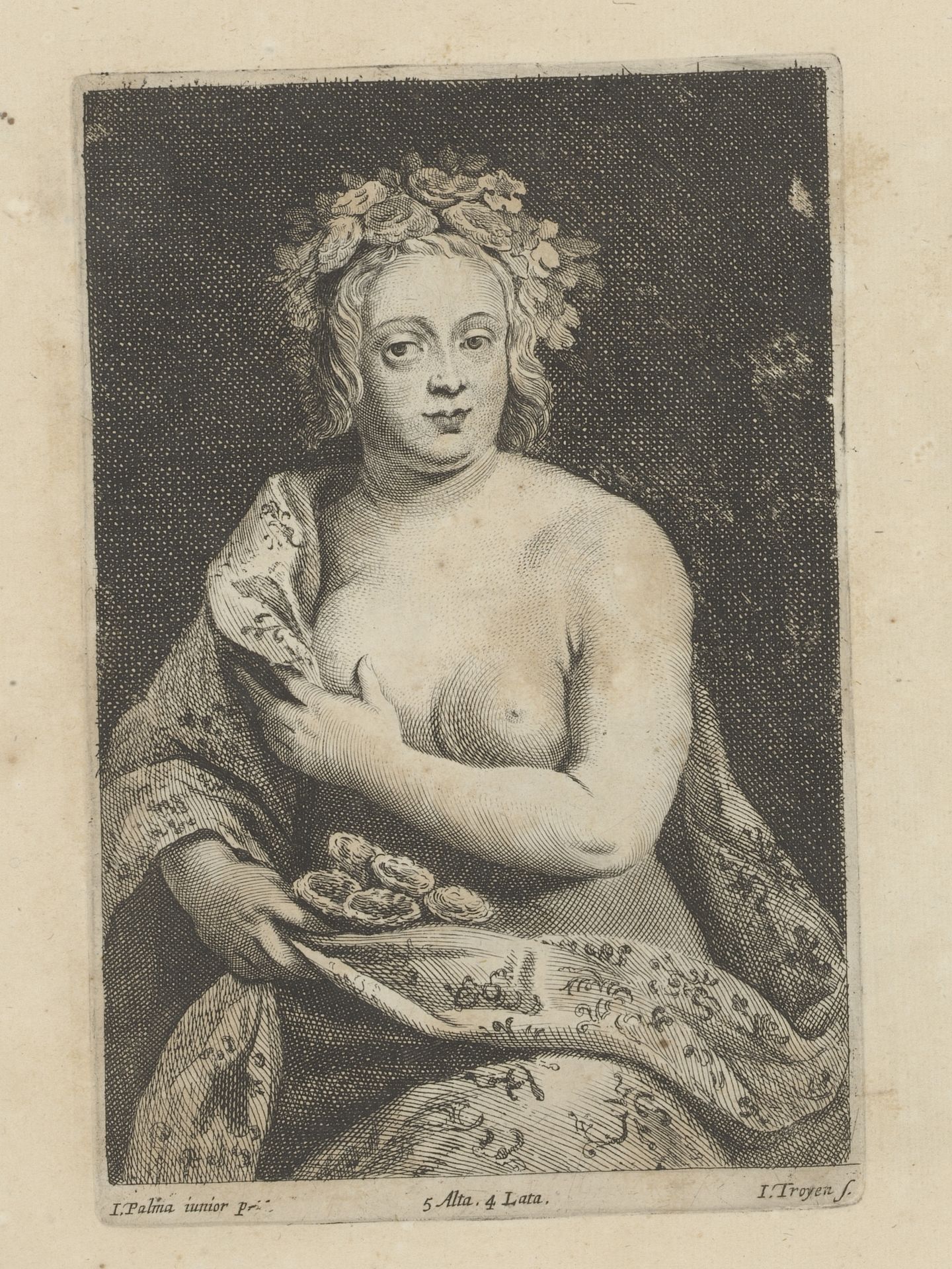 Portret van een onbekende vrouw met waaier by Lucas (II) Vorsterman