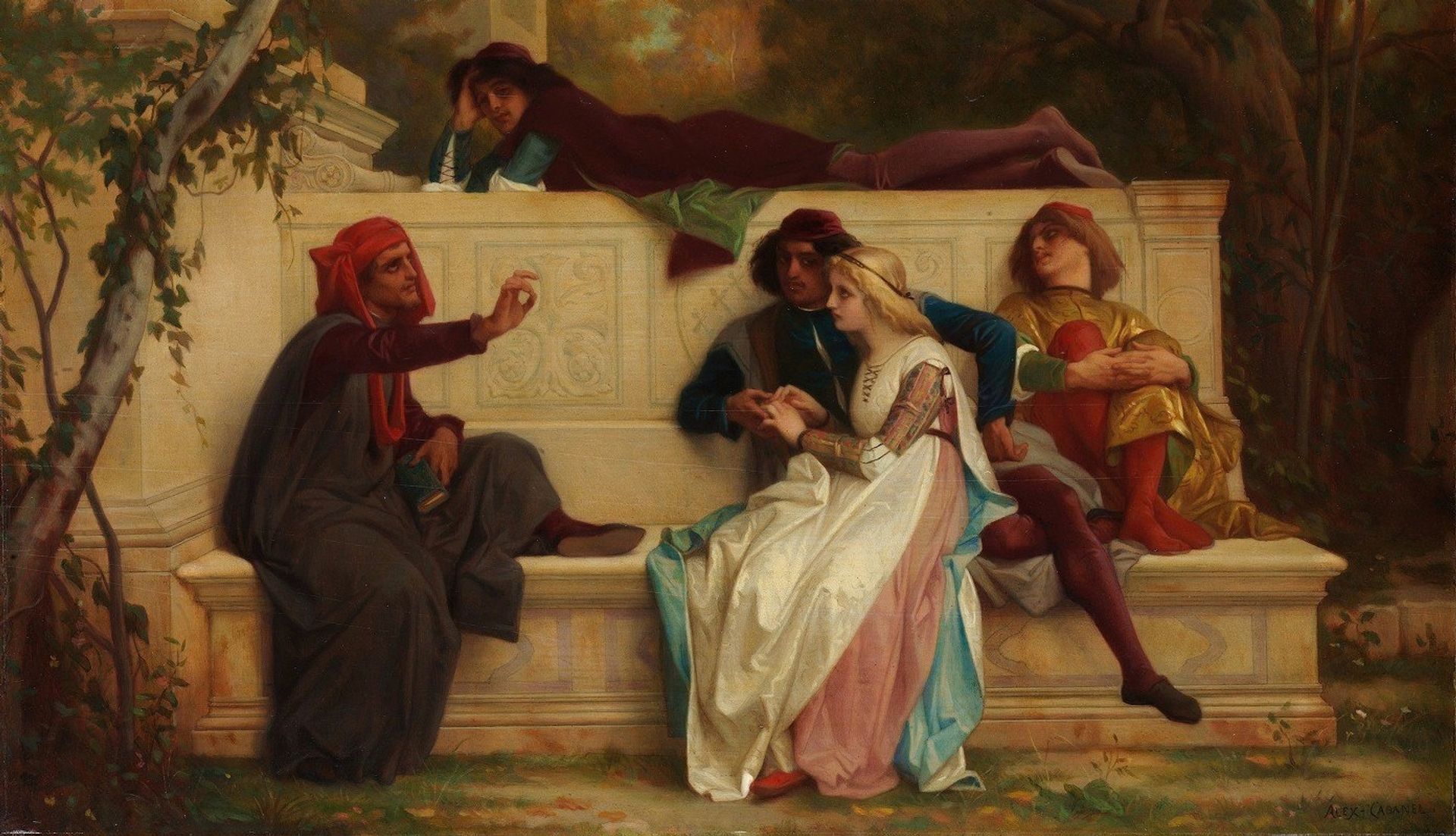 Florentine Poet by Alexandre Cabanel