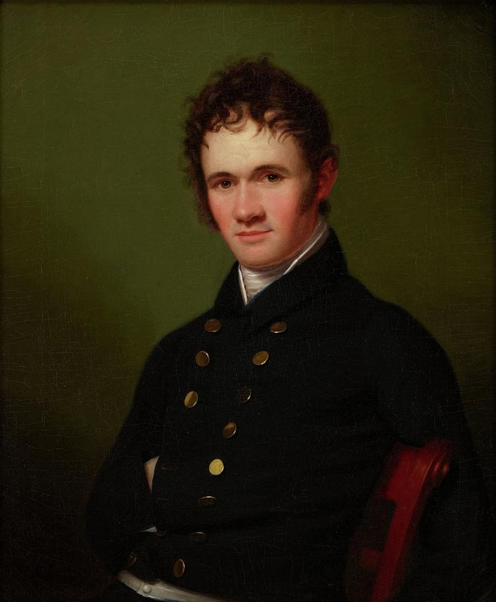 Portrait Of Commander Lewis Warrington by Rembrandt Peale
