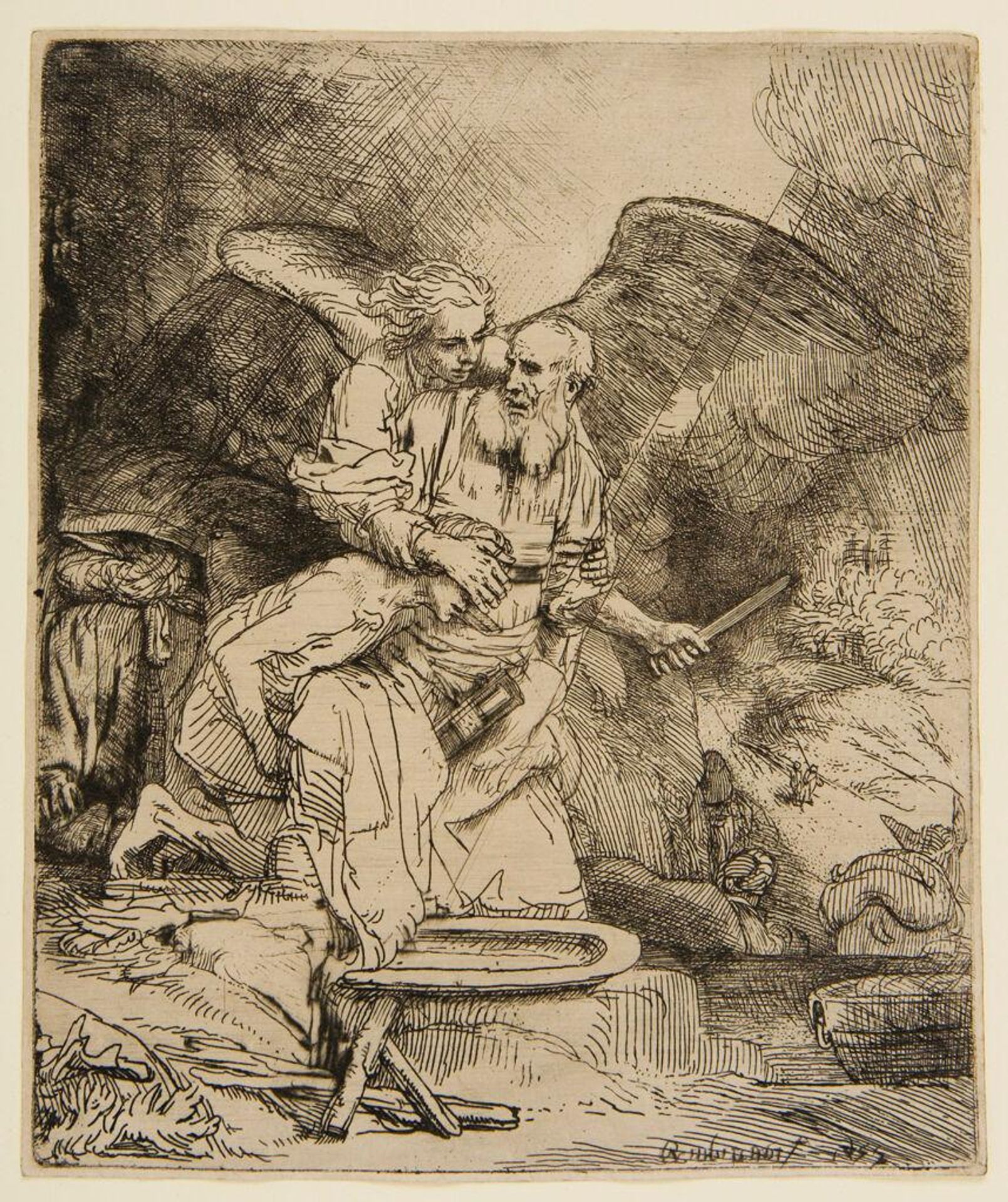 Abraham's Sacrifice by Rembrandt van Rijn