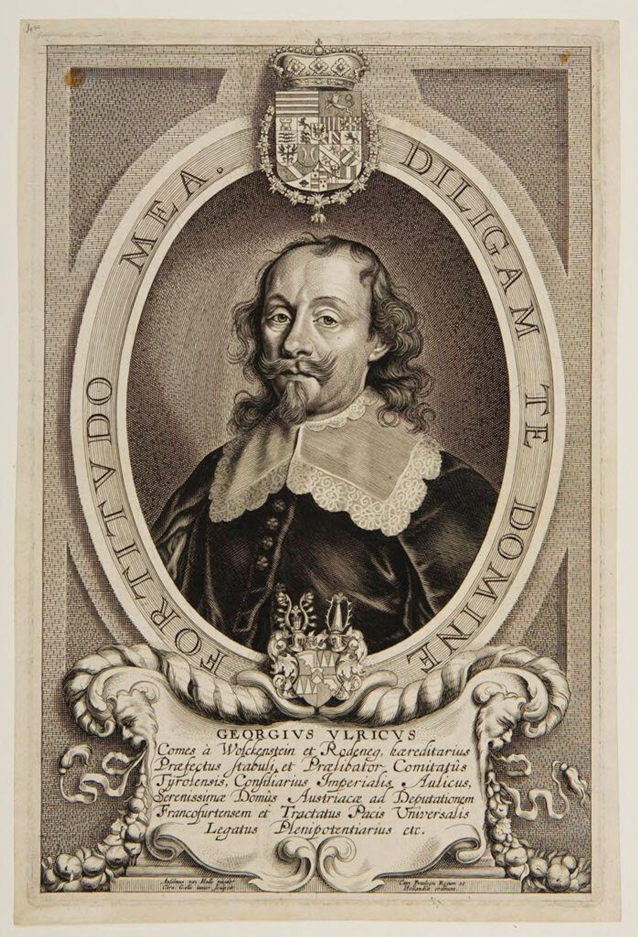 Georgius Ubricus comes to Wolckenstein and Rodeneg by Cornelis Galle the Younger