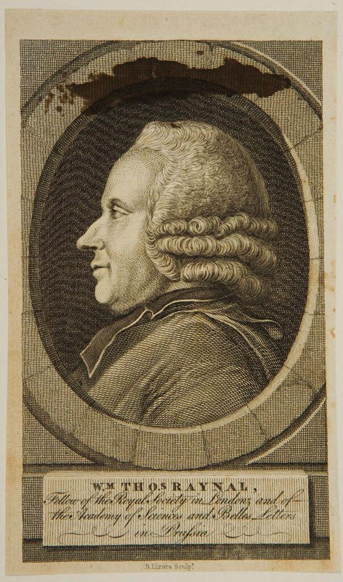 William Thomas Raynal by D. Lizars