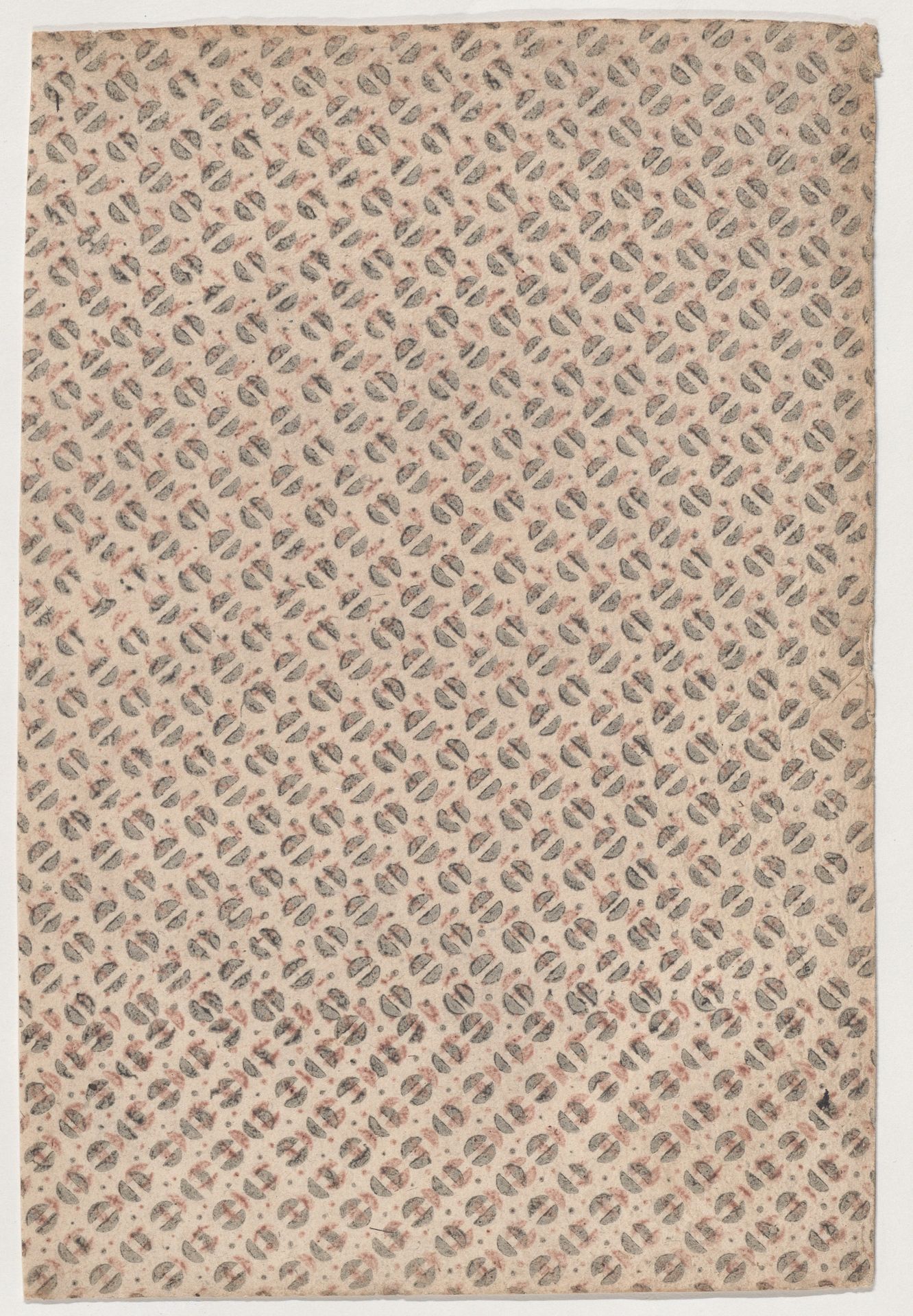 Sheet with an overall pattern of semicircles by Anonymous