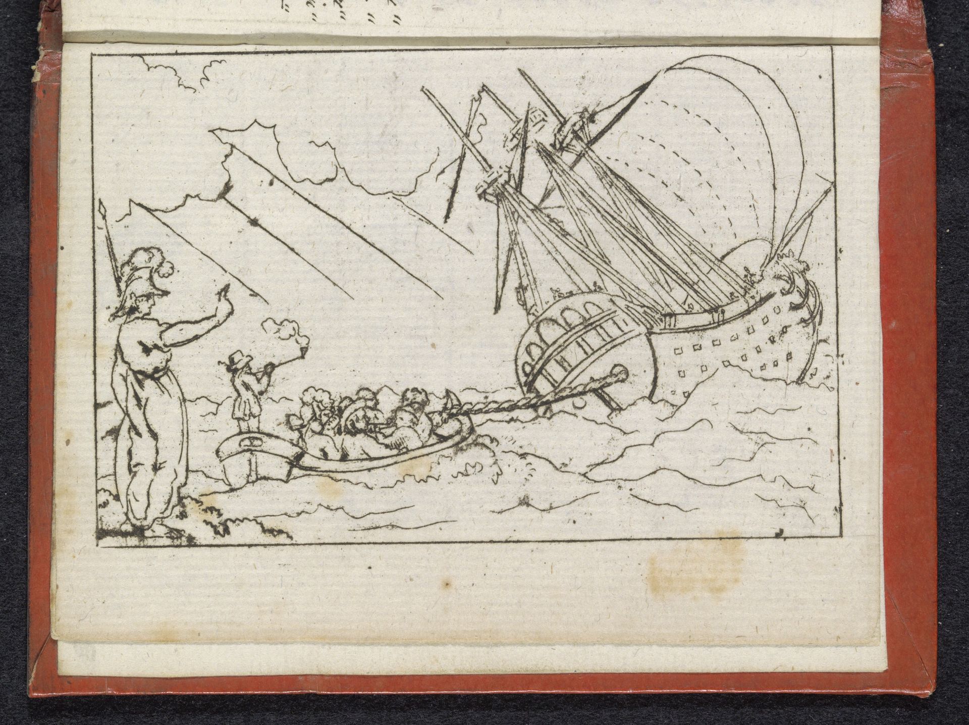 De Nederlandse Maagd en het Schip van Staat by Pieter van Woensel