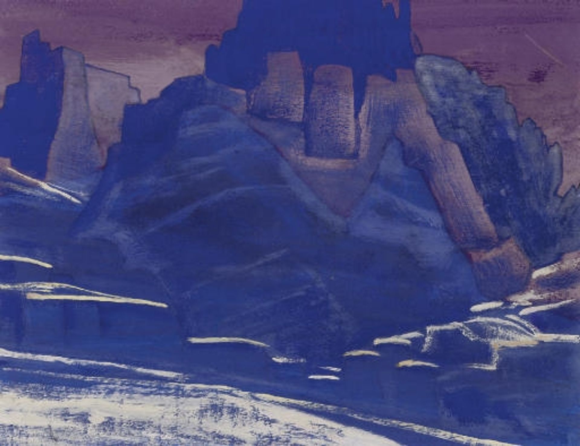 Castle of King Gesar by Nicholas Roerich
