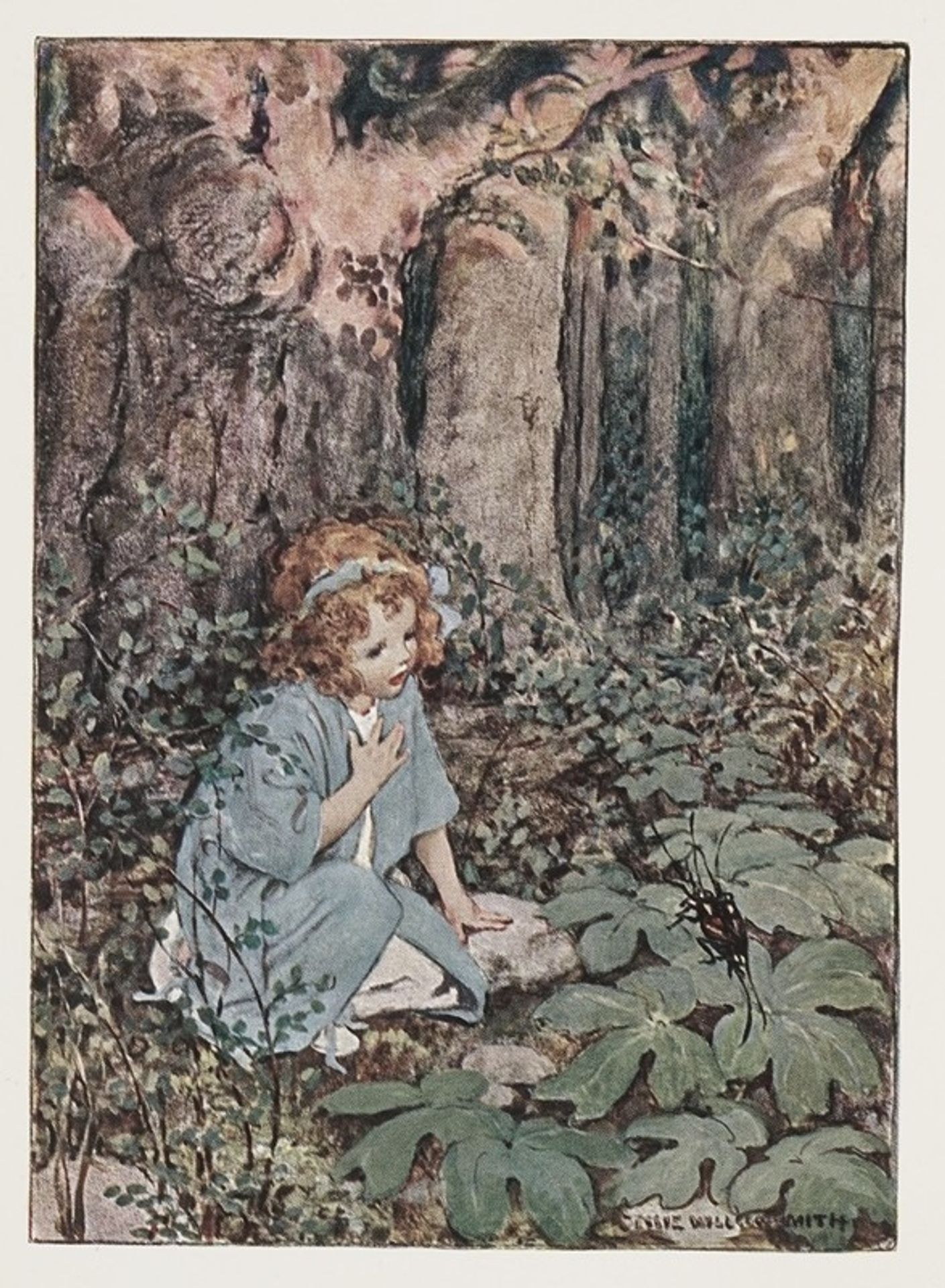 Bugs and wings and other things – frontispiece by Jessie Willcox Smith