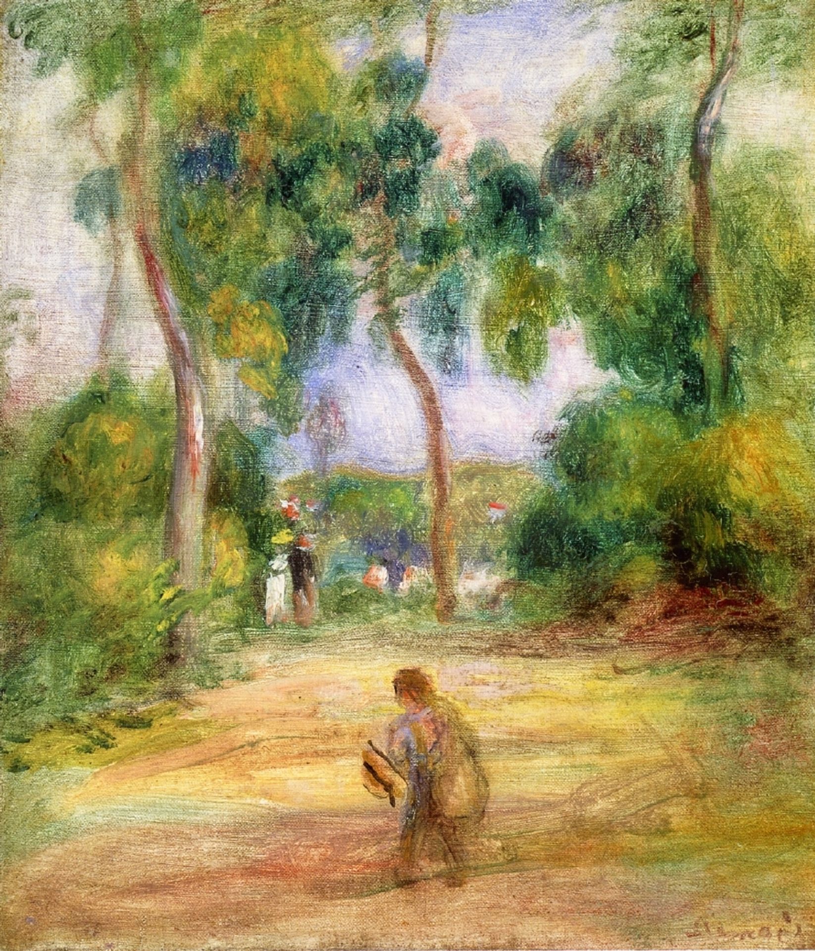 Landscape with Figures by Pierre-Auguste Renoir