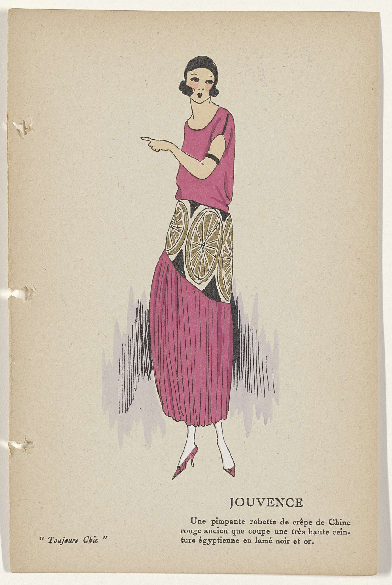Toujours Chic Les Robes, Hiver 1921-1922: Jouvence by G-P. Joumard
