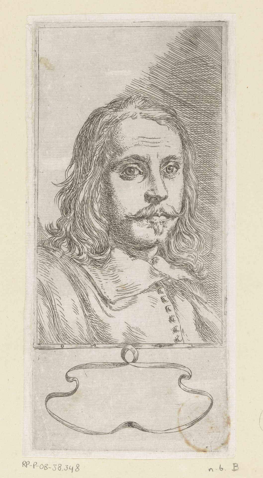 Portret van kunstenaar Pietro Testa by Anonymous