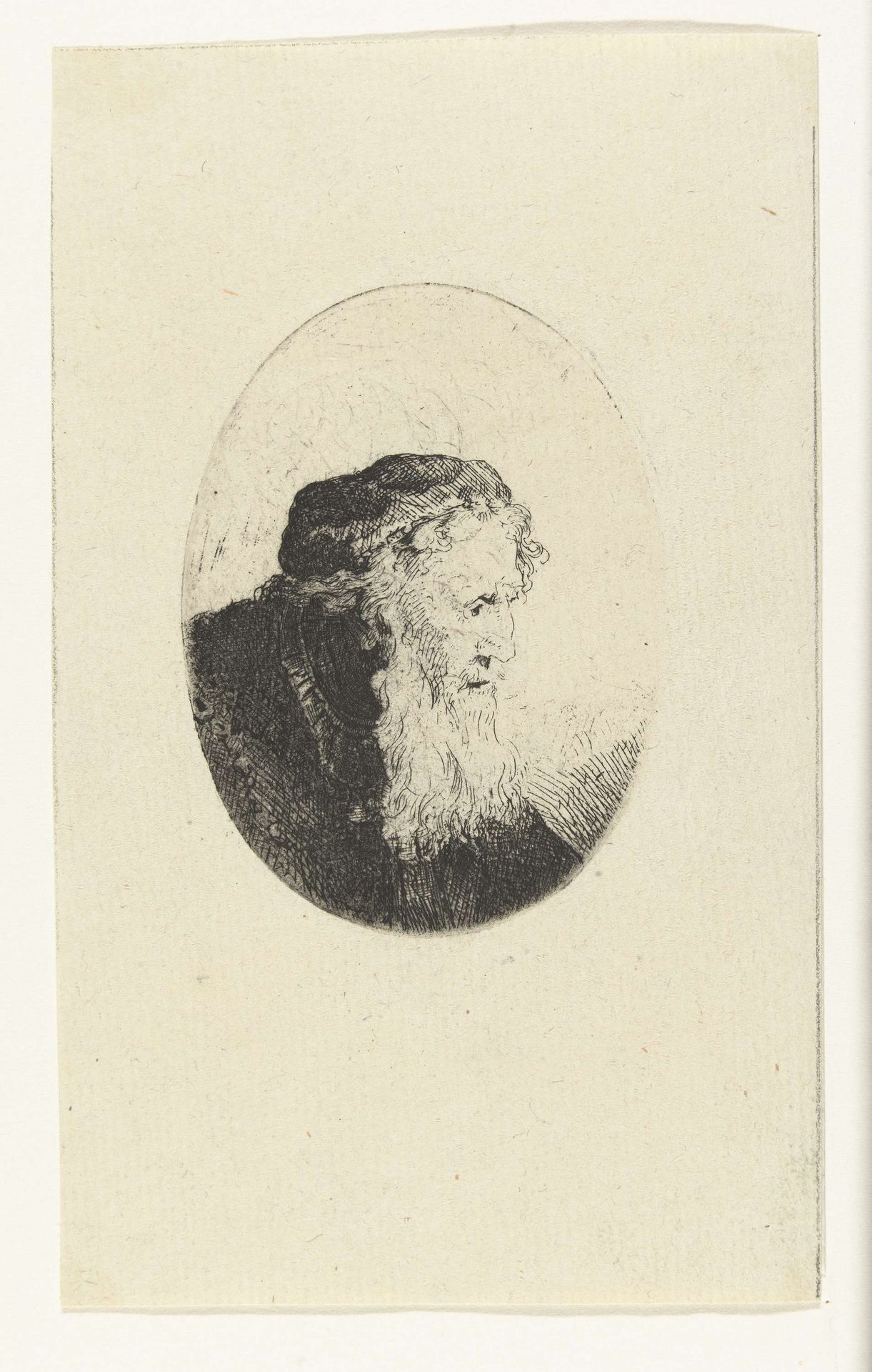 Oude man met baard by Ferdinand Bol