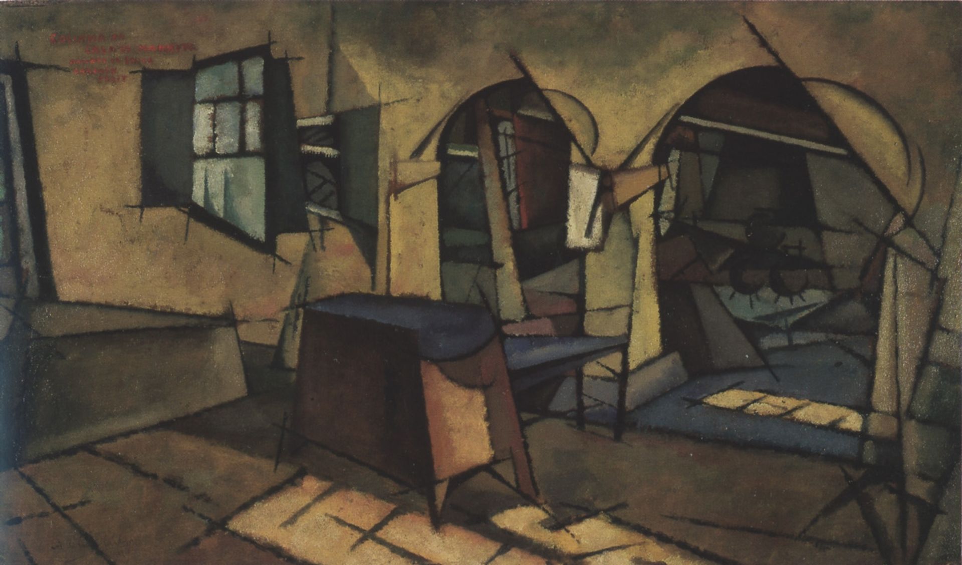 The kitchen in the house Manhaus by Amadeo de Souza-Cardoso