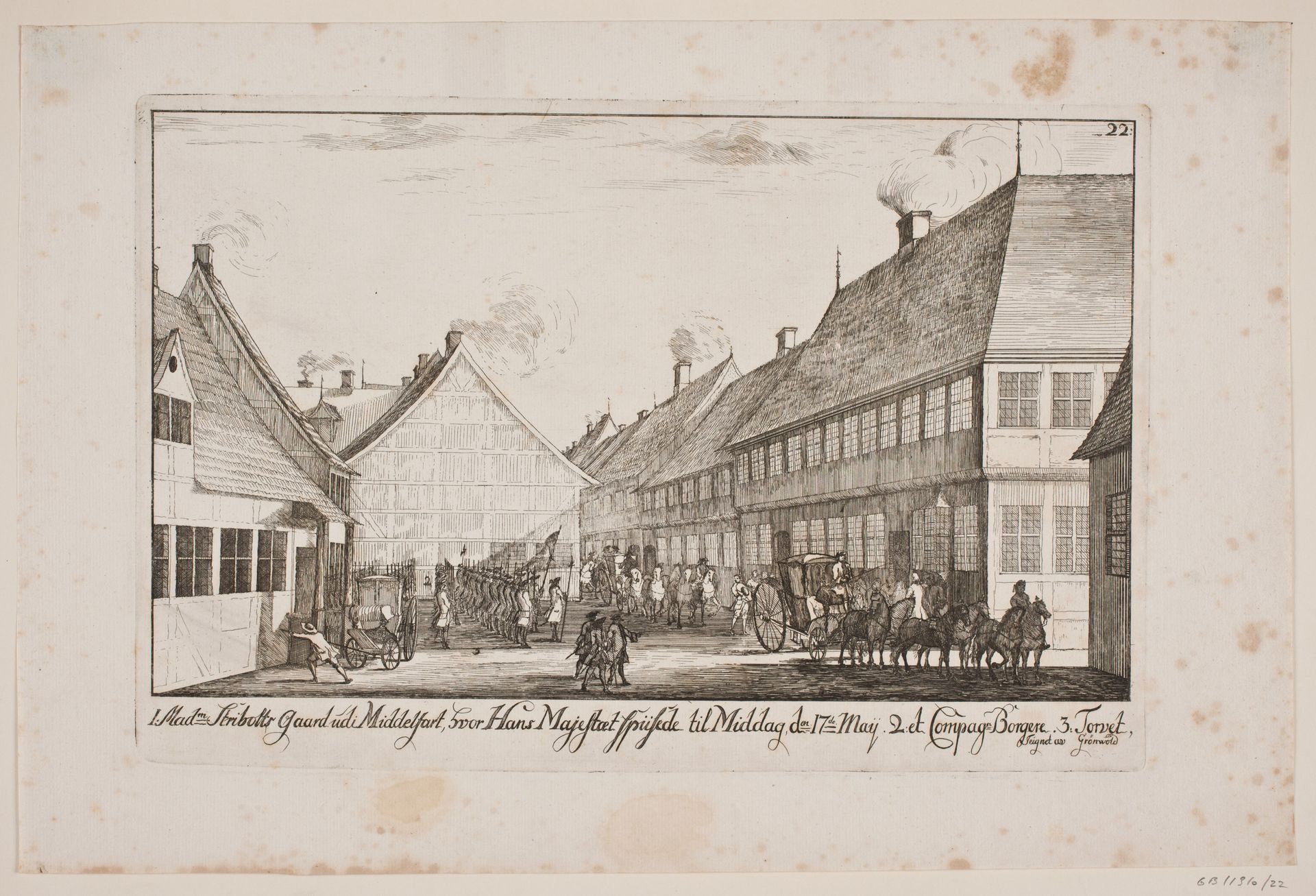 Stribolts gård i Middelfart by Poul Isac Grønvold
