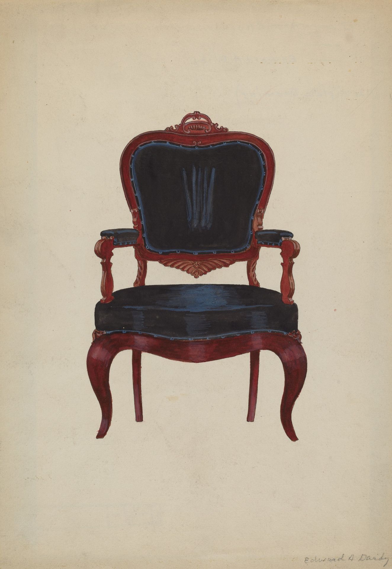 Armchair by Edward A. Darby
