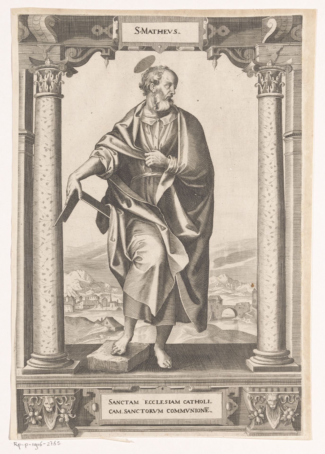 Matteüs de apostel en evangelist by Dietrich Krüger