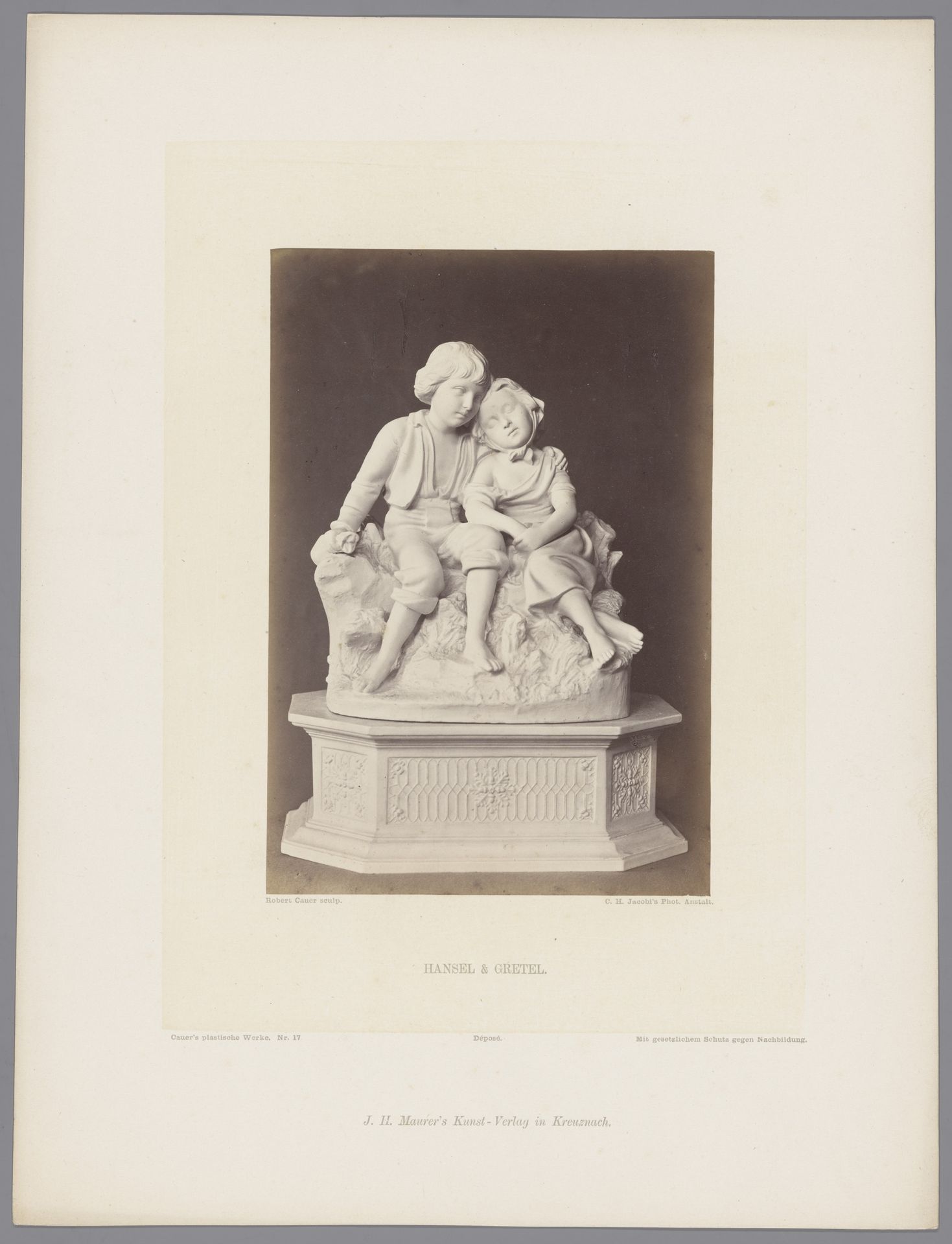 Hans en Grietje door Robert Cauer by Carl Heinrich Jacobi