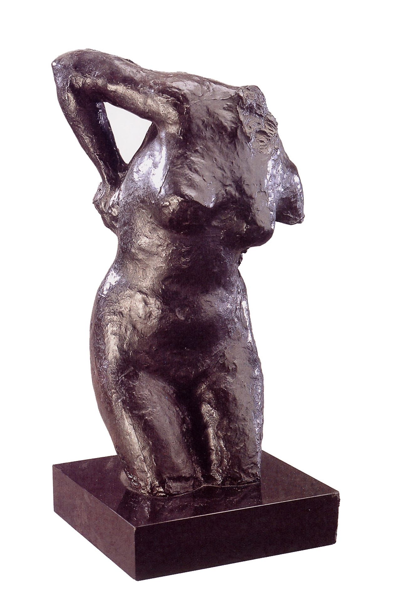 Sitting woman drying herself by Edgar Degas