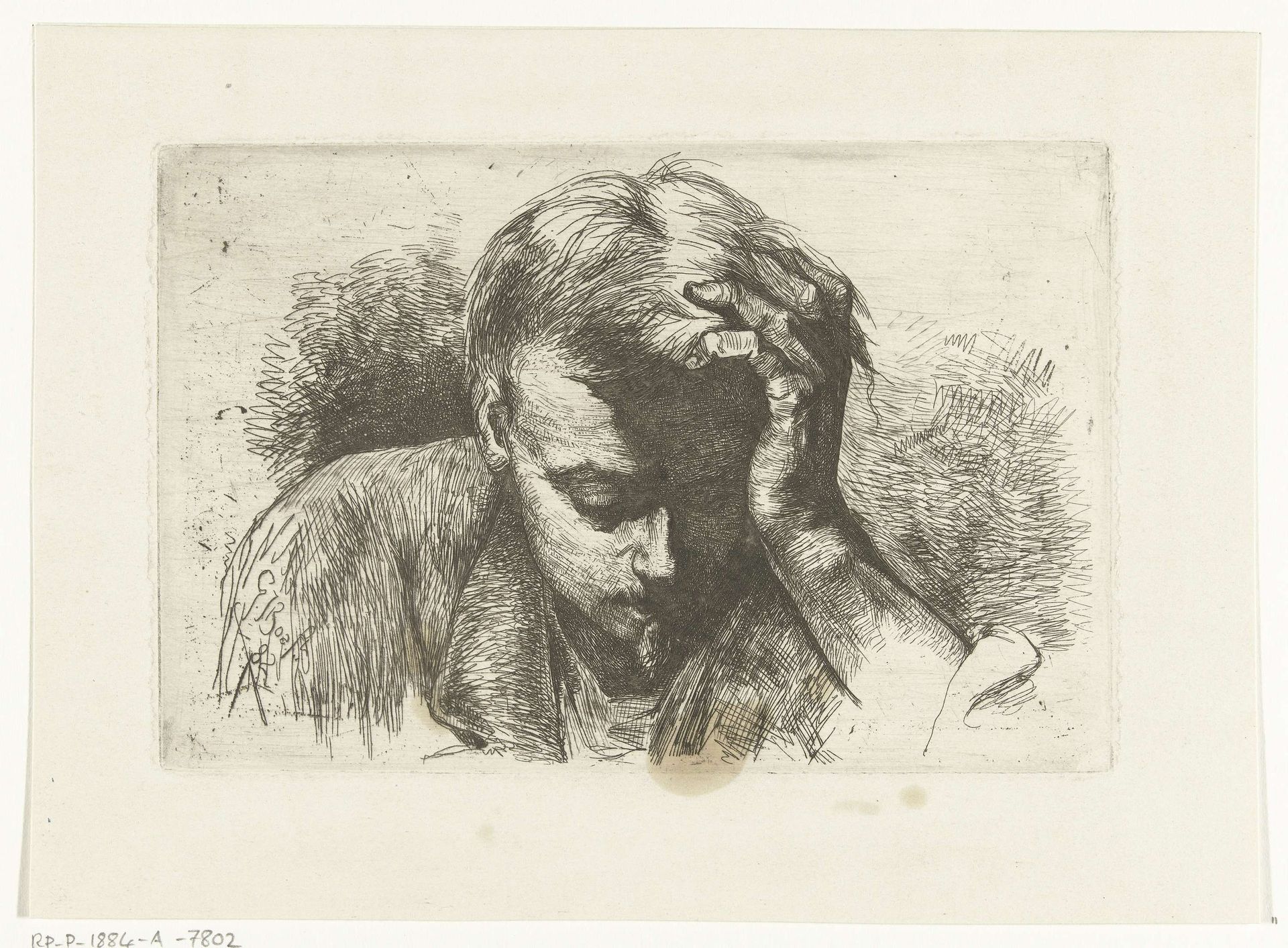Zelfportret by Gerard Jan Bos