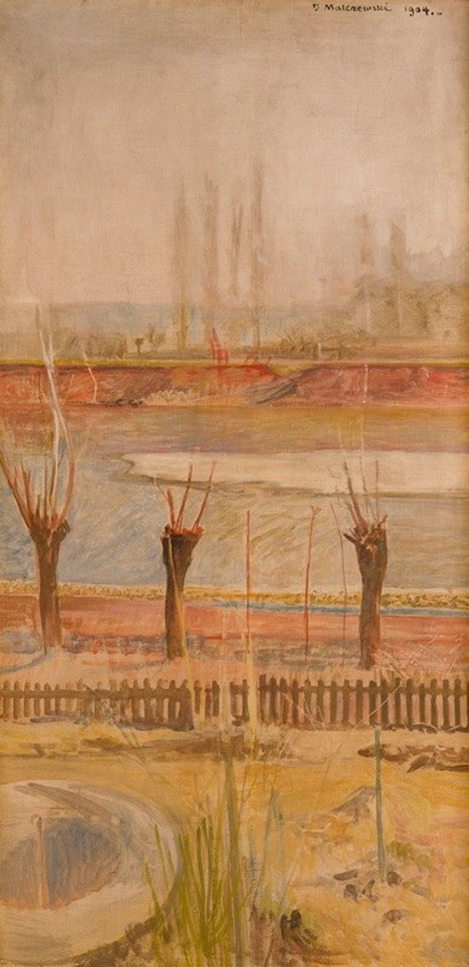 Landscape from the Banks of the Vistula by Jacek Malczewski