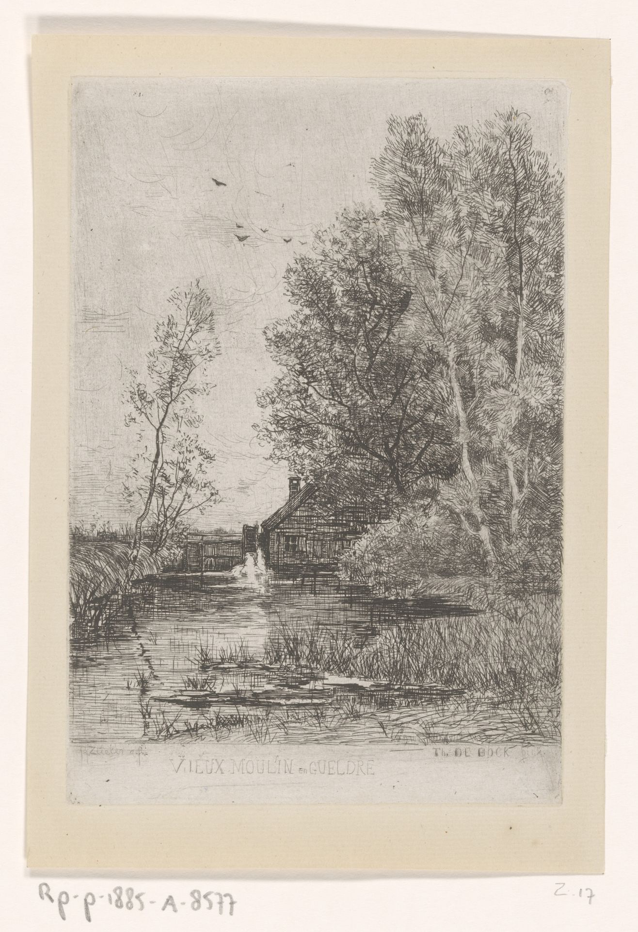 Vieux Moulin en Gueldre by Philip Zilcken