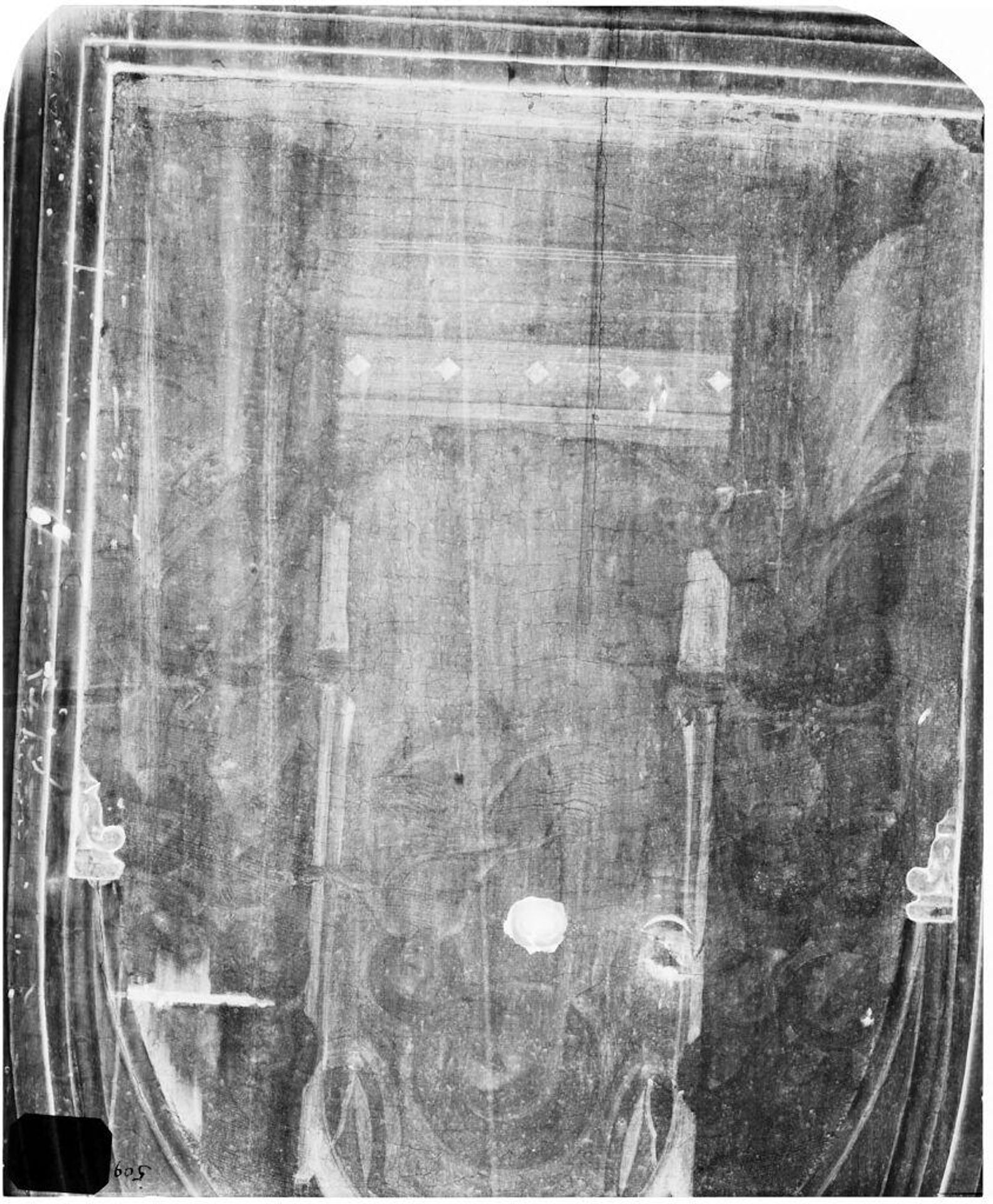 X-radiograph(s) of "Madonna Enthroned" by Artist of original: Bernardo Daddi