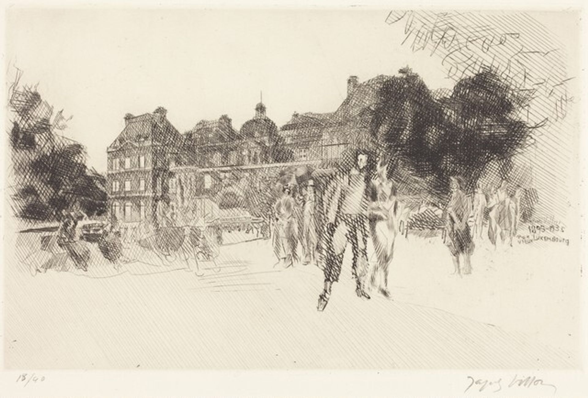 My Old Luxembourg (Mon vieux Luxembourg) by Jacques Villon