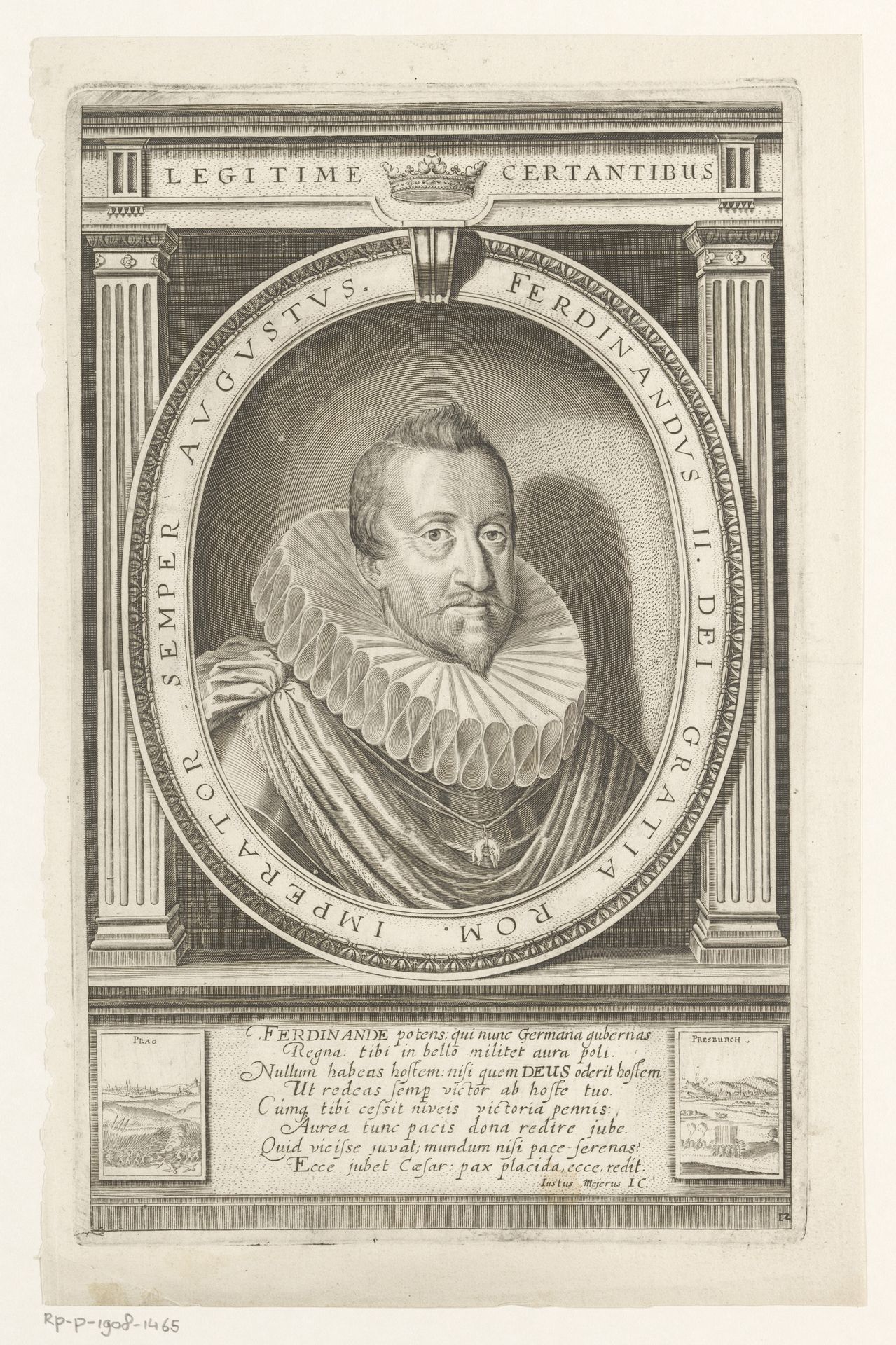 Portret van Ferdinand II by Jacob van der Heyden